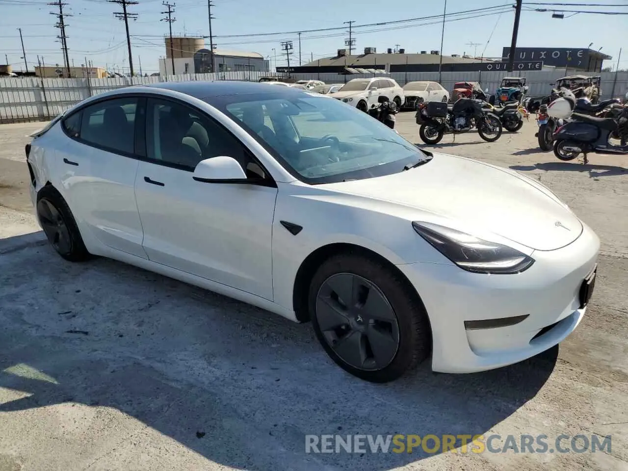 4 fotografías del automóvil dañado 5YJ3E1EA7PF397384 TESLA MODEL 3 2023
