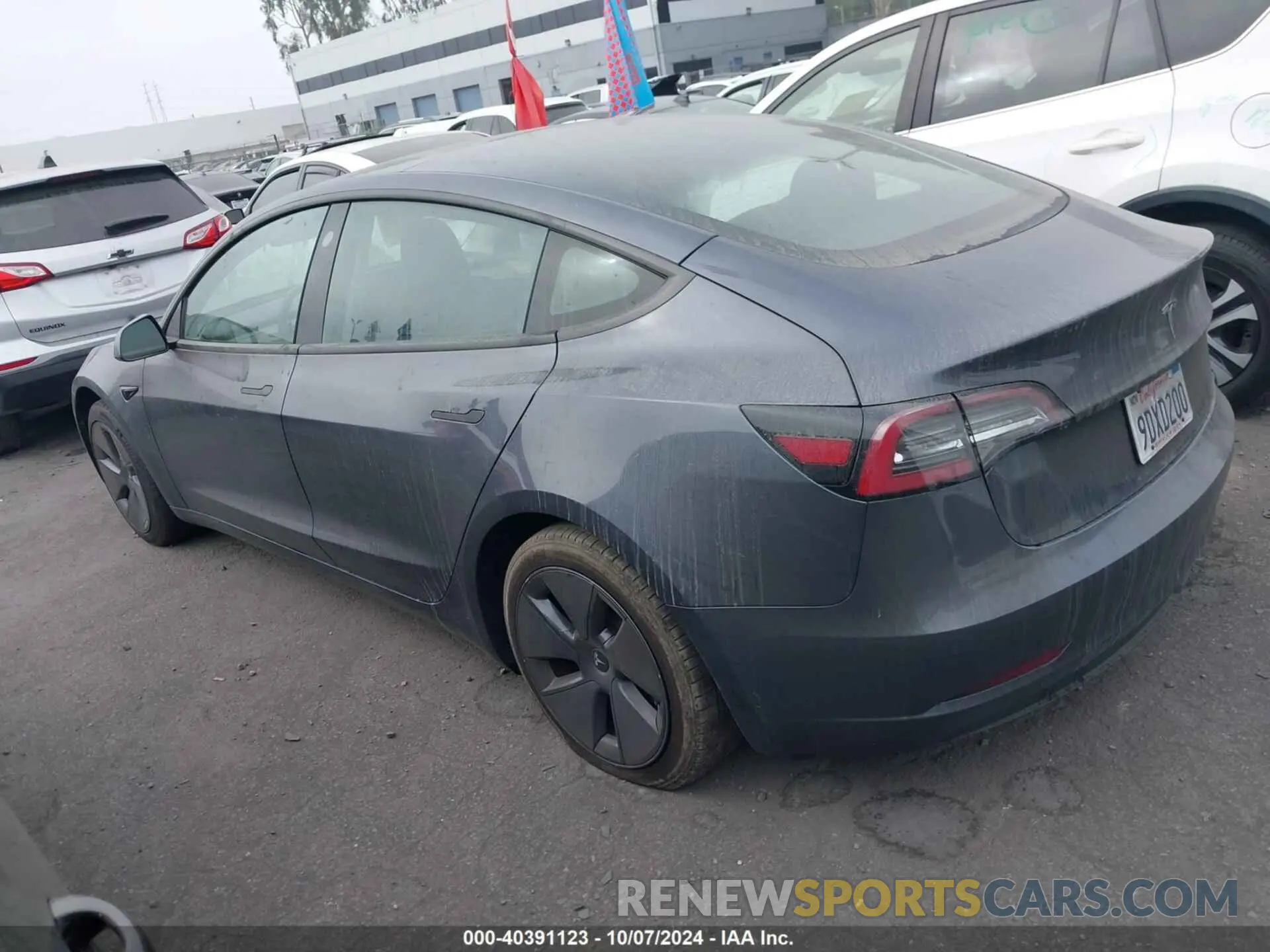 3 fotografías del automóvil dañado 5YJ3E1EA7PF410330 TESLA MODEL 3 2023
