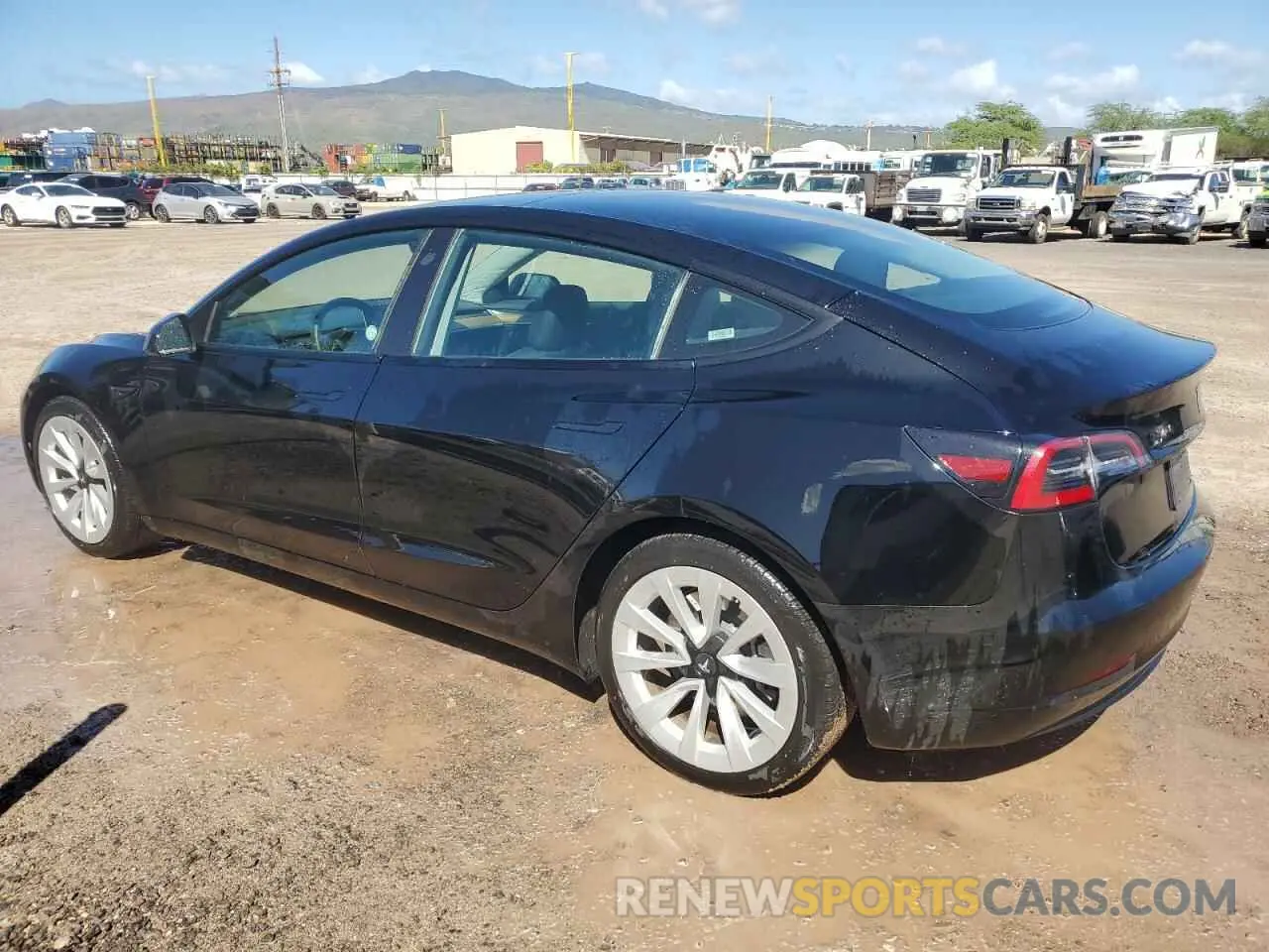2 fotografías del automóvil dañado 5YJ3E1EA7PF430805 TESLA MODEL 3 2023