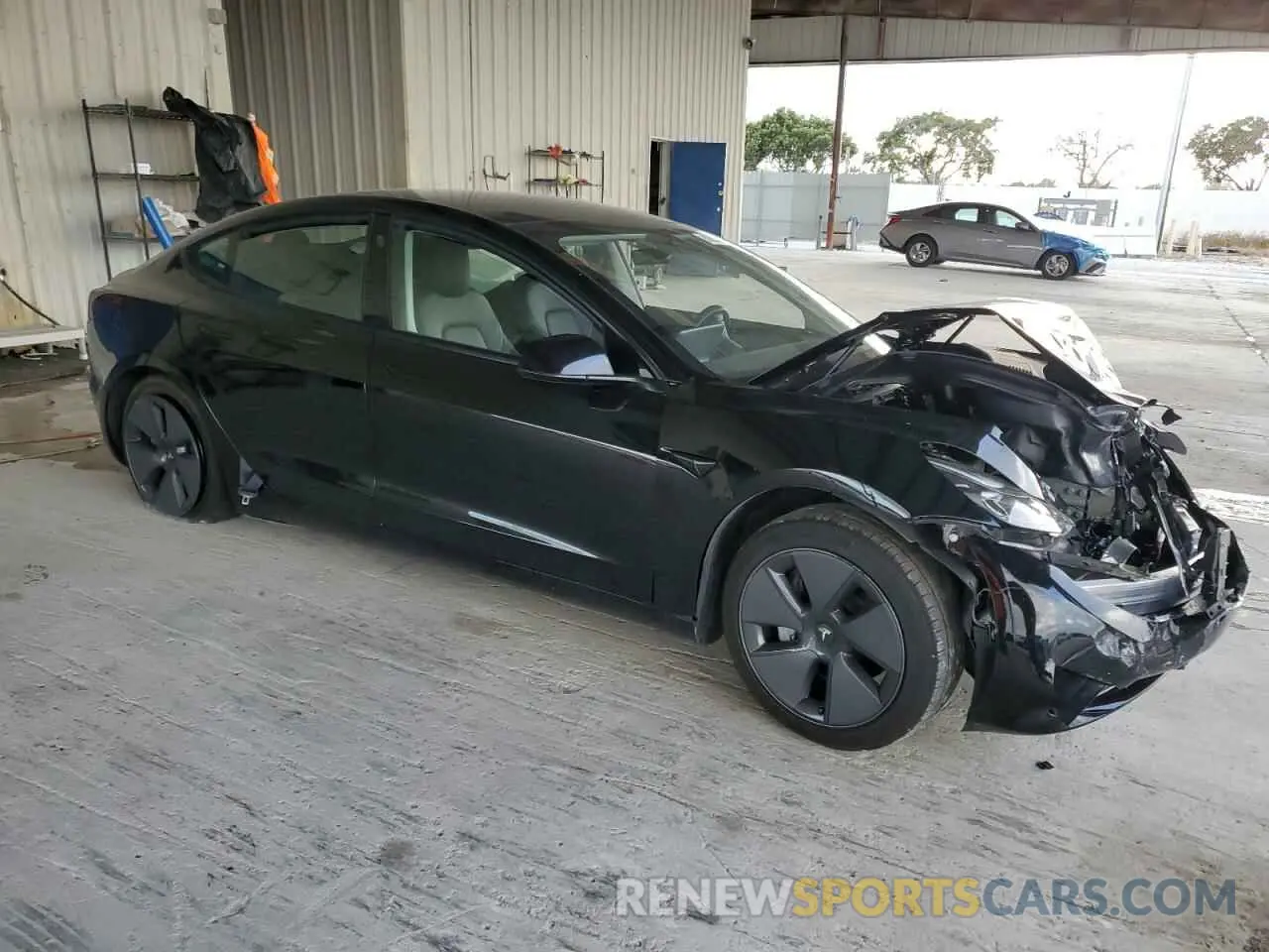 4 fotografías del automóvil dañado 5YJ3E1EA7PF436653 TESLA MODEL 3 2023