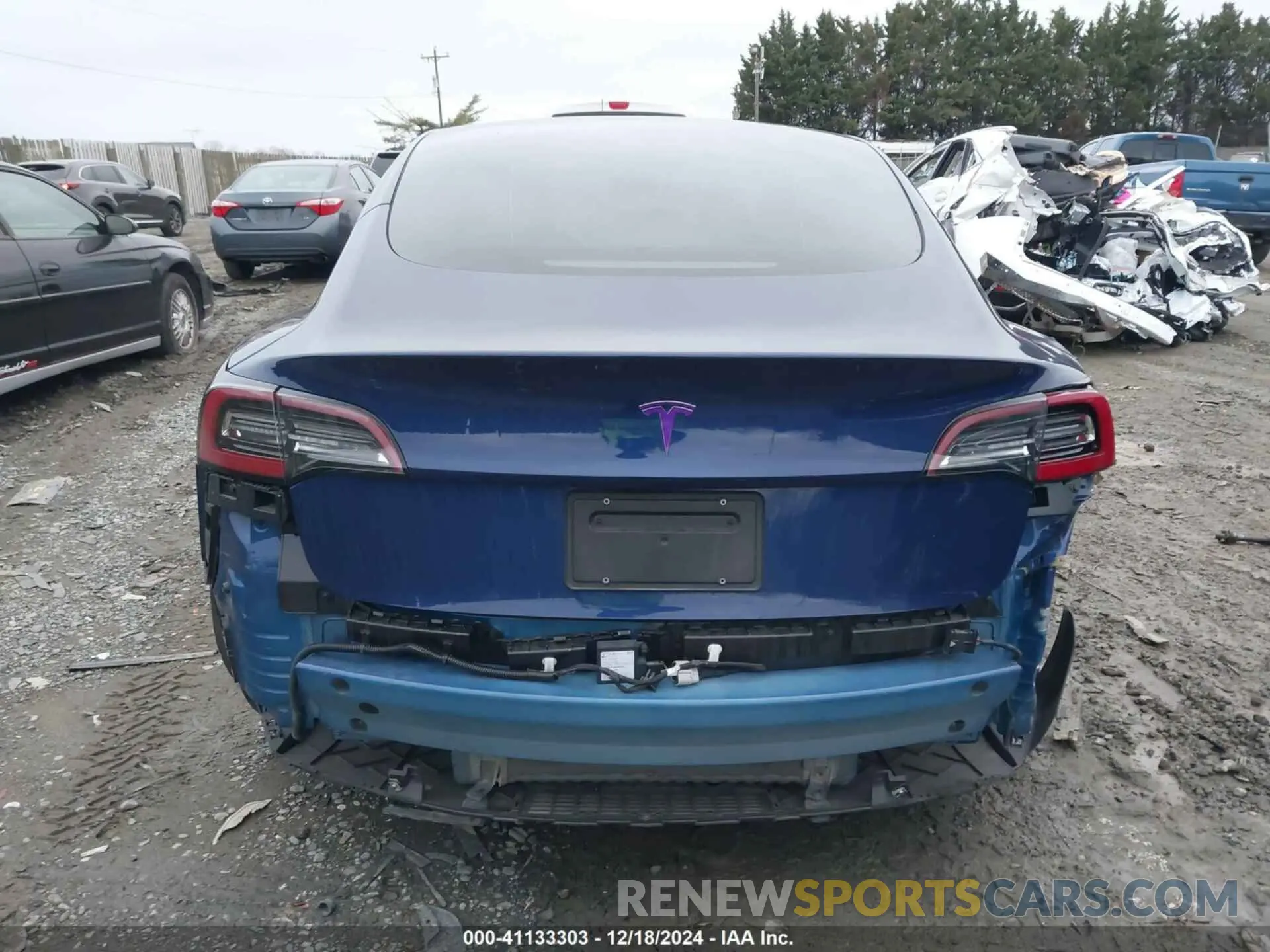 15 fotografías del automóvil dañado 5YJ3E1EA7PF446874 TESLA MODEL 3 2023