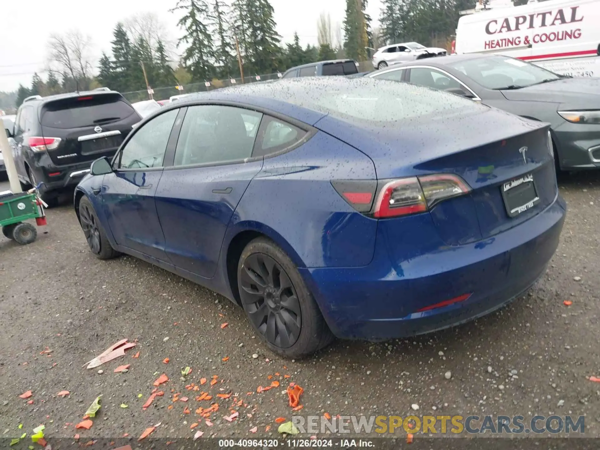 3 fotografías del automóvil dañado 5YJ3E1EA7PF449533 TESLA MODEL 3 2023