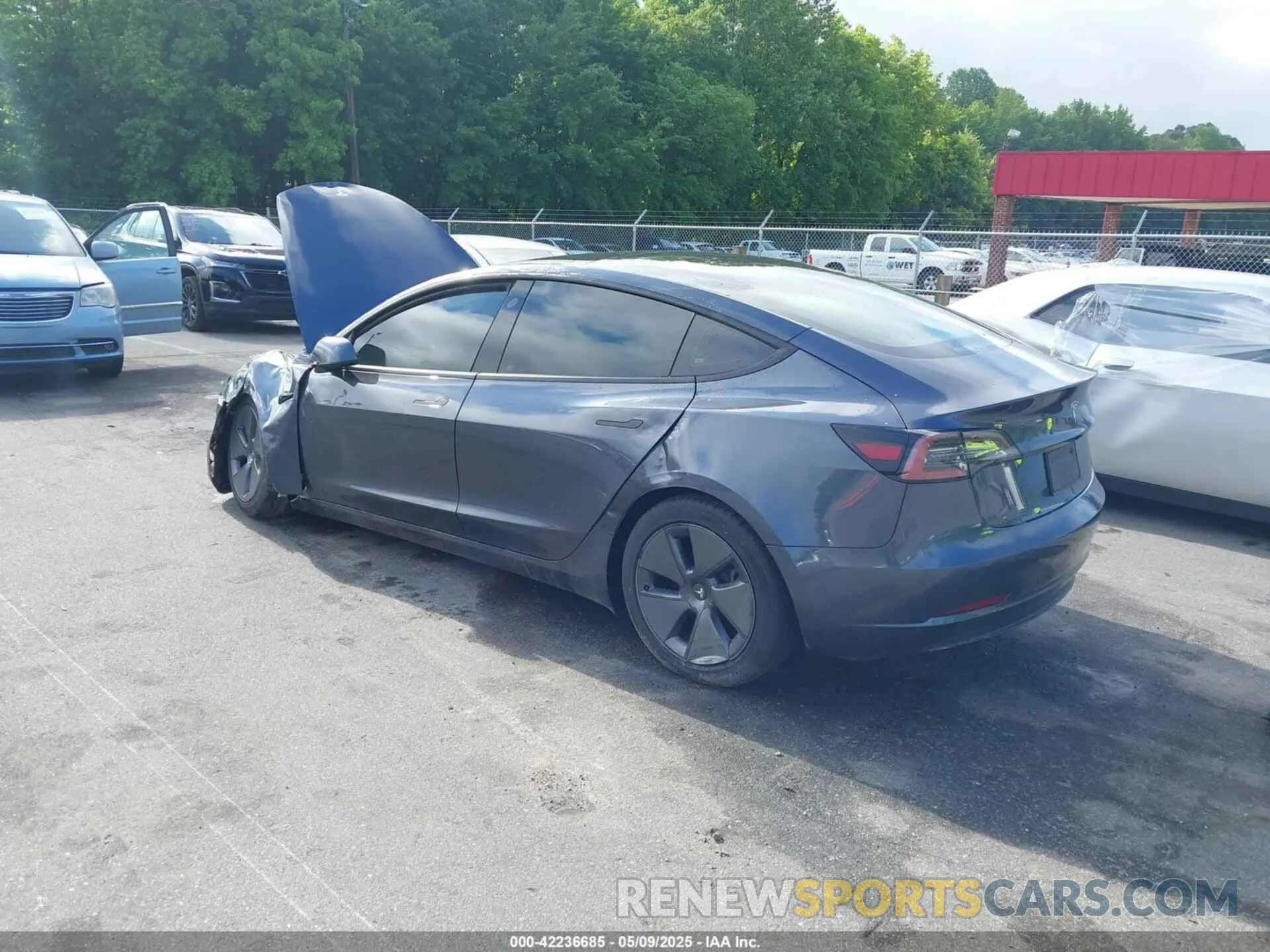 3 fotografías del automóvil dañado 5YJ3E1EA7PF457891 TESLA MODEL 3 2023