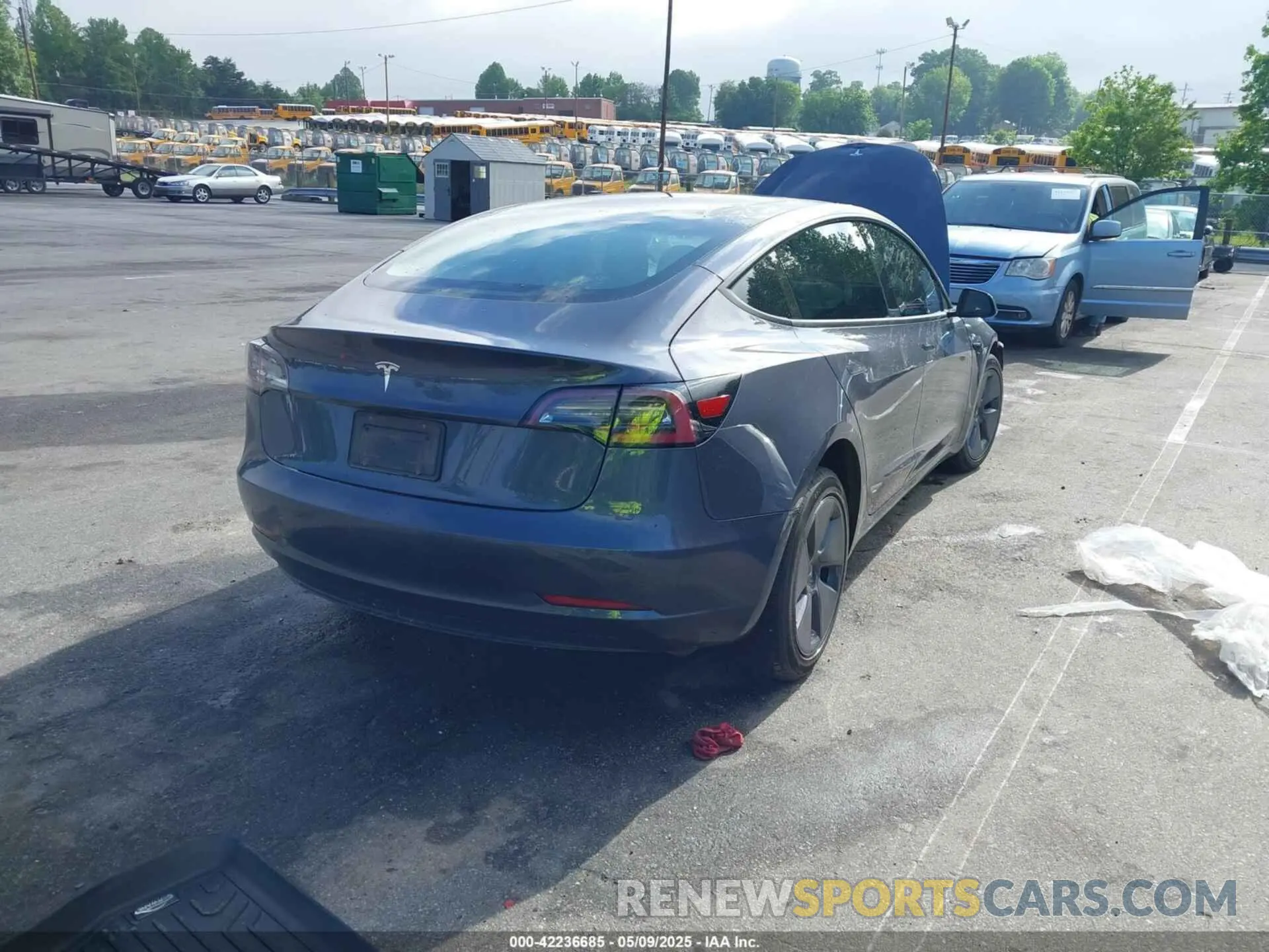 4 fotografías del automóvil dañado 5YJ3E1EA7PF457891 TESLA MODEL 3 2023