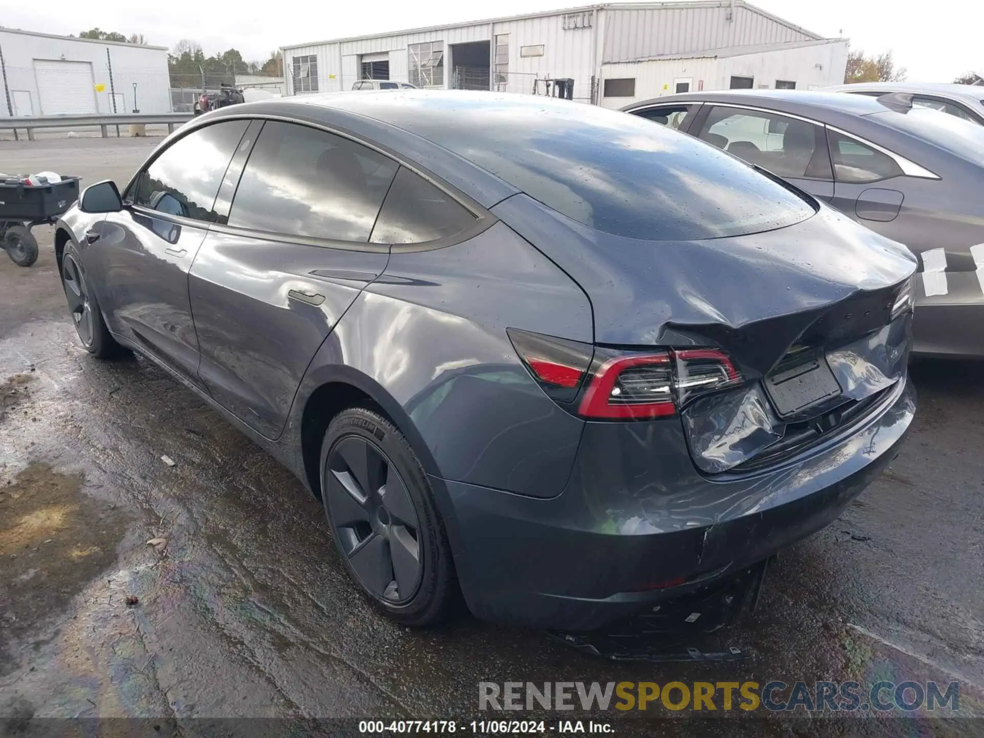 3 fotografías del automóvil dañado 5YJ3E1EA7PF483312 TESLA MODEL 3 2023