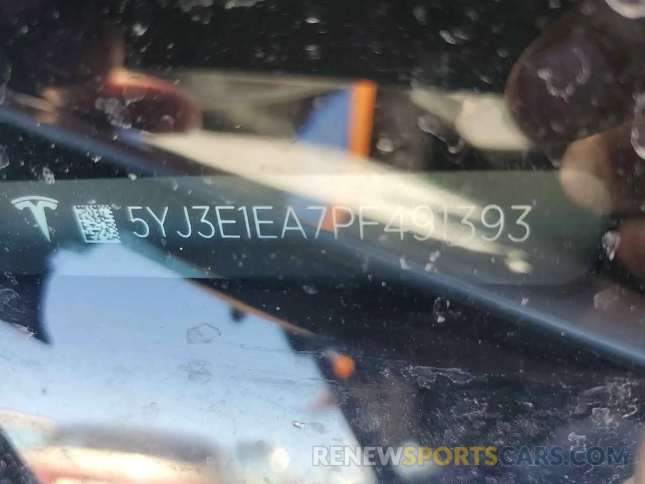 12 fotografías del automóvil dañado 5YJ3E1EA7PF491393 TESLA MODEL 3 2023