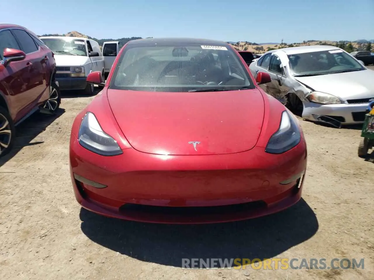 5 fotografías del automóvil dañado 5YJ3E1EA7PF516809 TESLA MODEL 3 2023