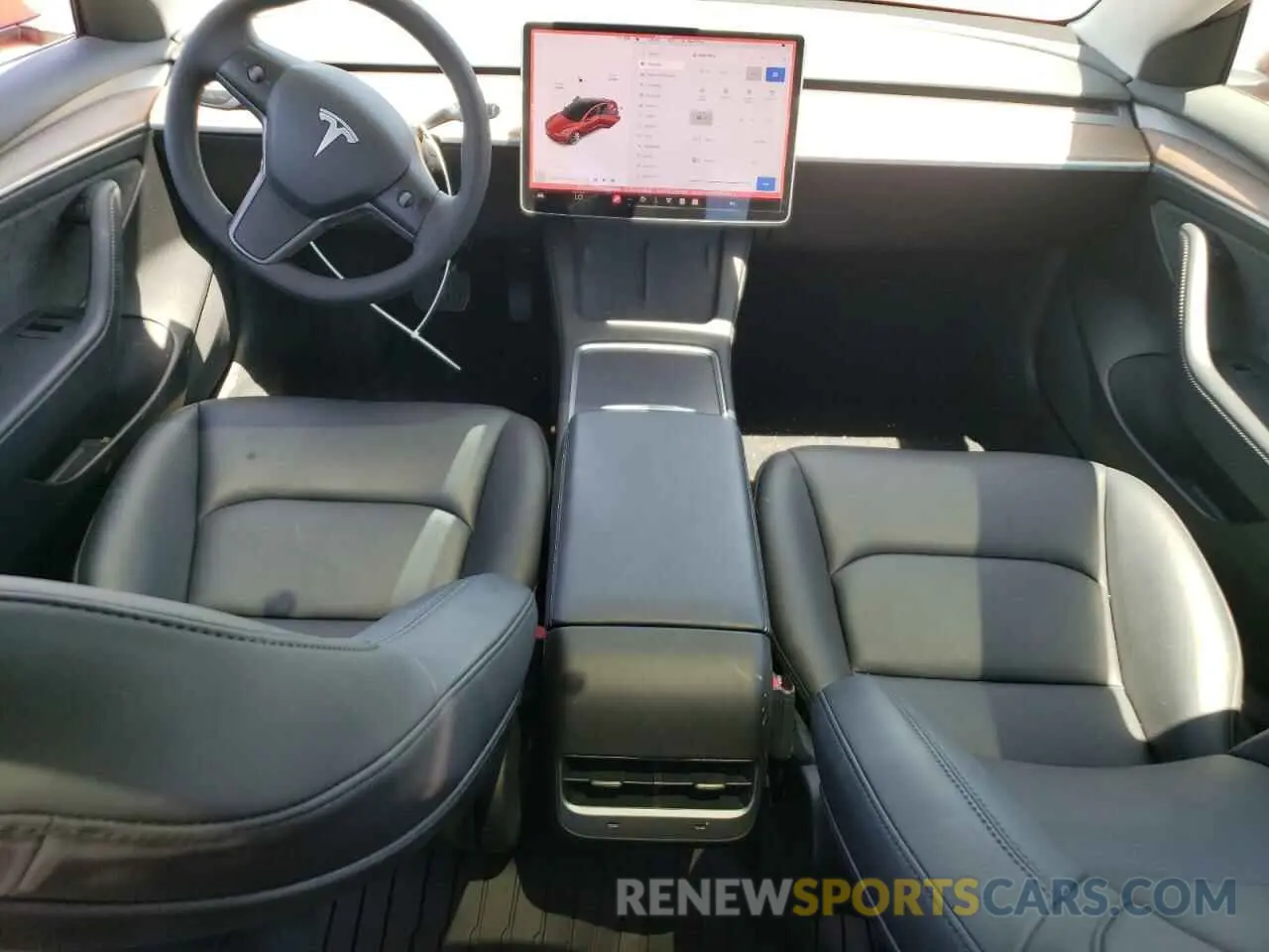 8 fotografías del automóvil dañado 5YJ3E1EA7PF516809 TESLA MODEL 3 2023
