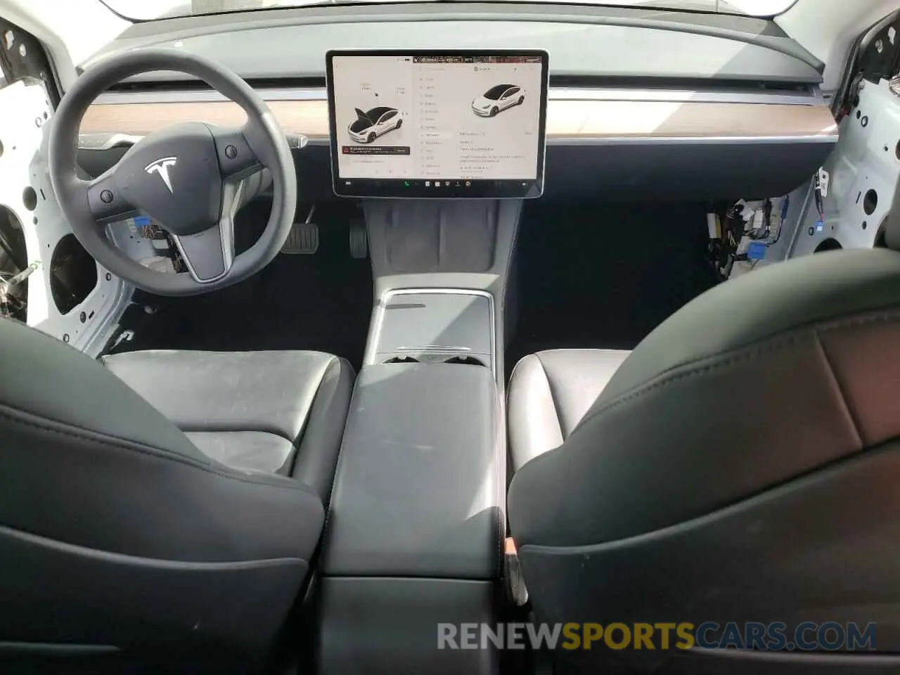 8 fotografías del automóvil dañado 5YJ3E1EA7PF546974 TESLA MODEL 3 2023