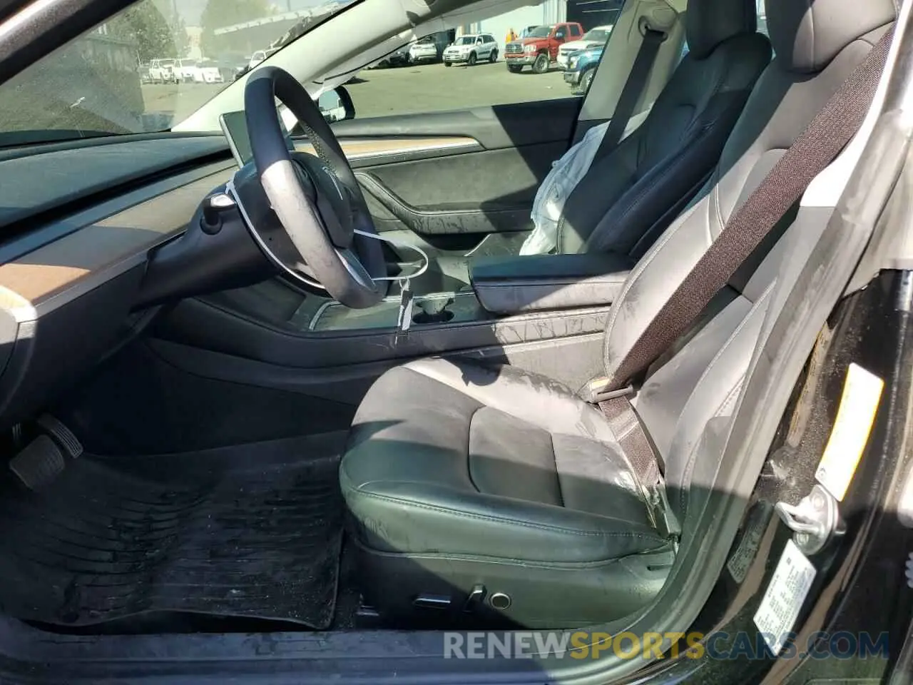 7 fotografías del automóvil dañado 5YJ3E1EA7PF555870 TESLA MODEL 3 2023