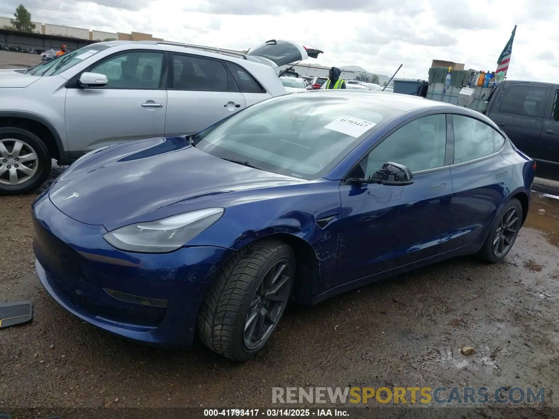 6 fotografías del automóvil dañado 5YJ3E1EA7PF560888 TESLA MODEL 3 2023