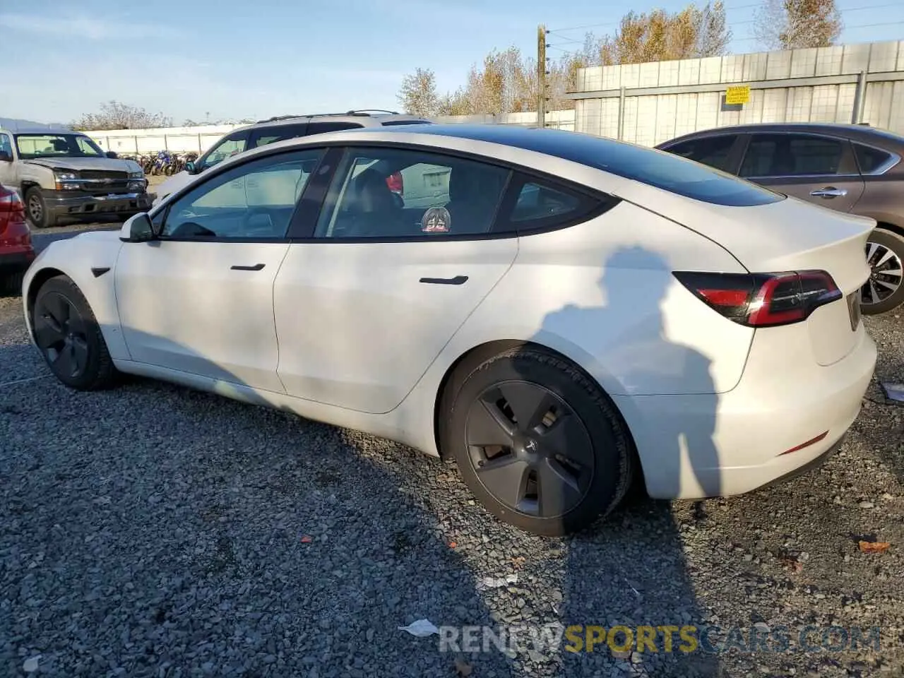 2 fotografías del automóvil dañado 5YJ3E1EA7PF562768 TESLA MODEL 3 2023