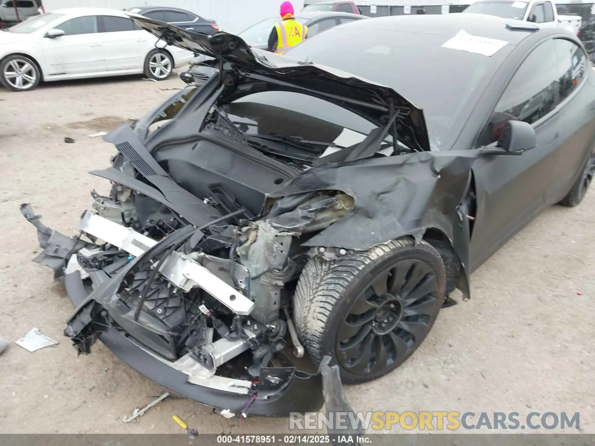 6 fotografías del automóvil dañado 5YJ3E1EA7PF563550 TESLA MODEL 3 2023