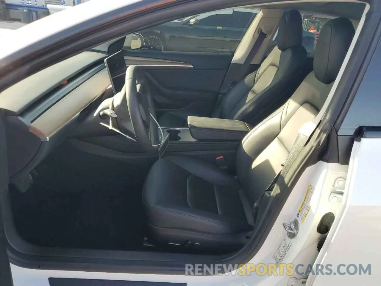 7 fotografías del automóvil dañado 5YJ3E1EA7PF570806 TESLA MODEL 3 2023