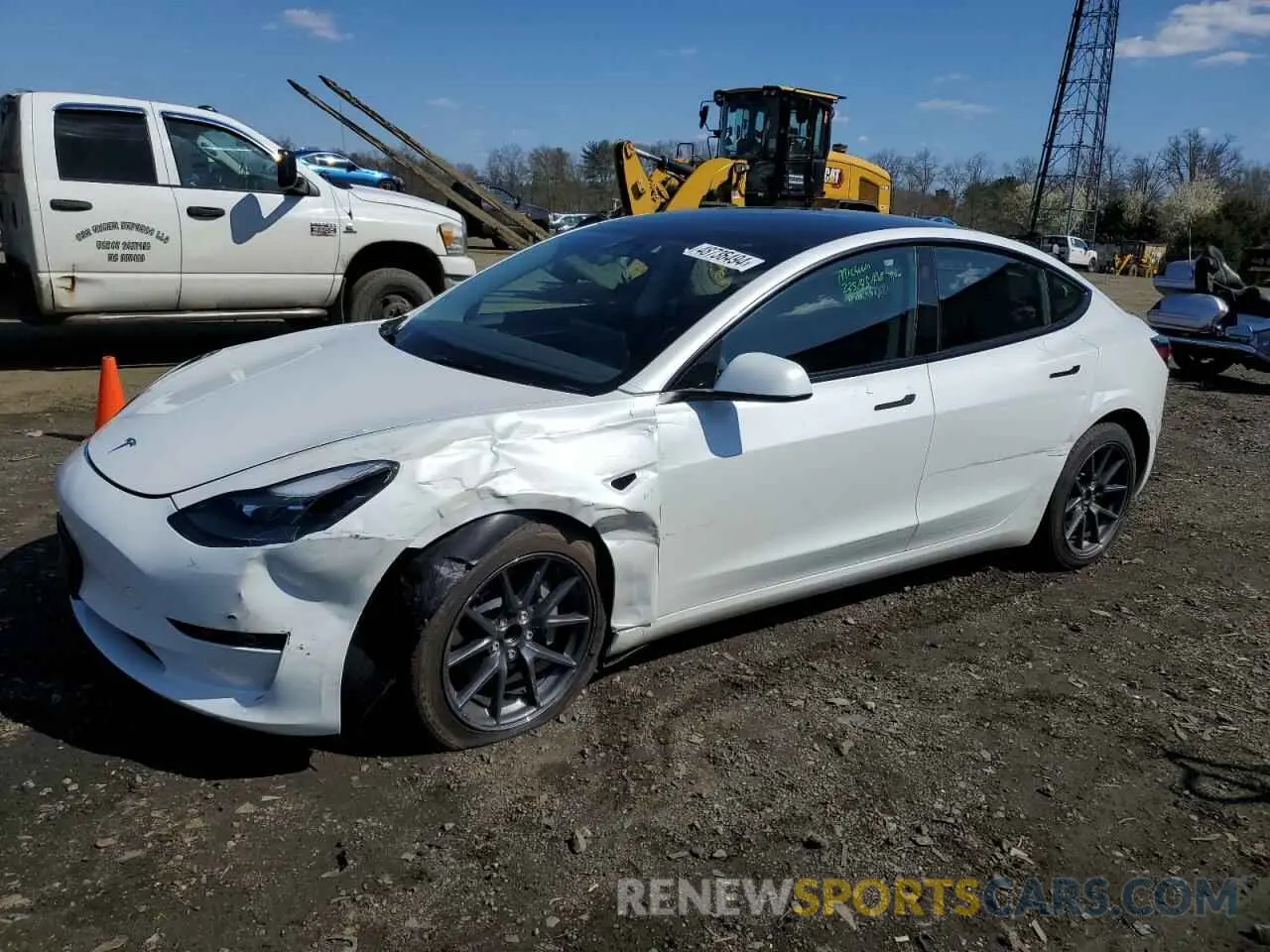 1 fotografías del automóvil dañado 5YJ3E1EA7PF578100 TESLA MODEL 3 2023