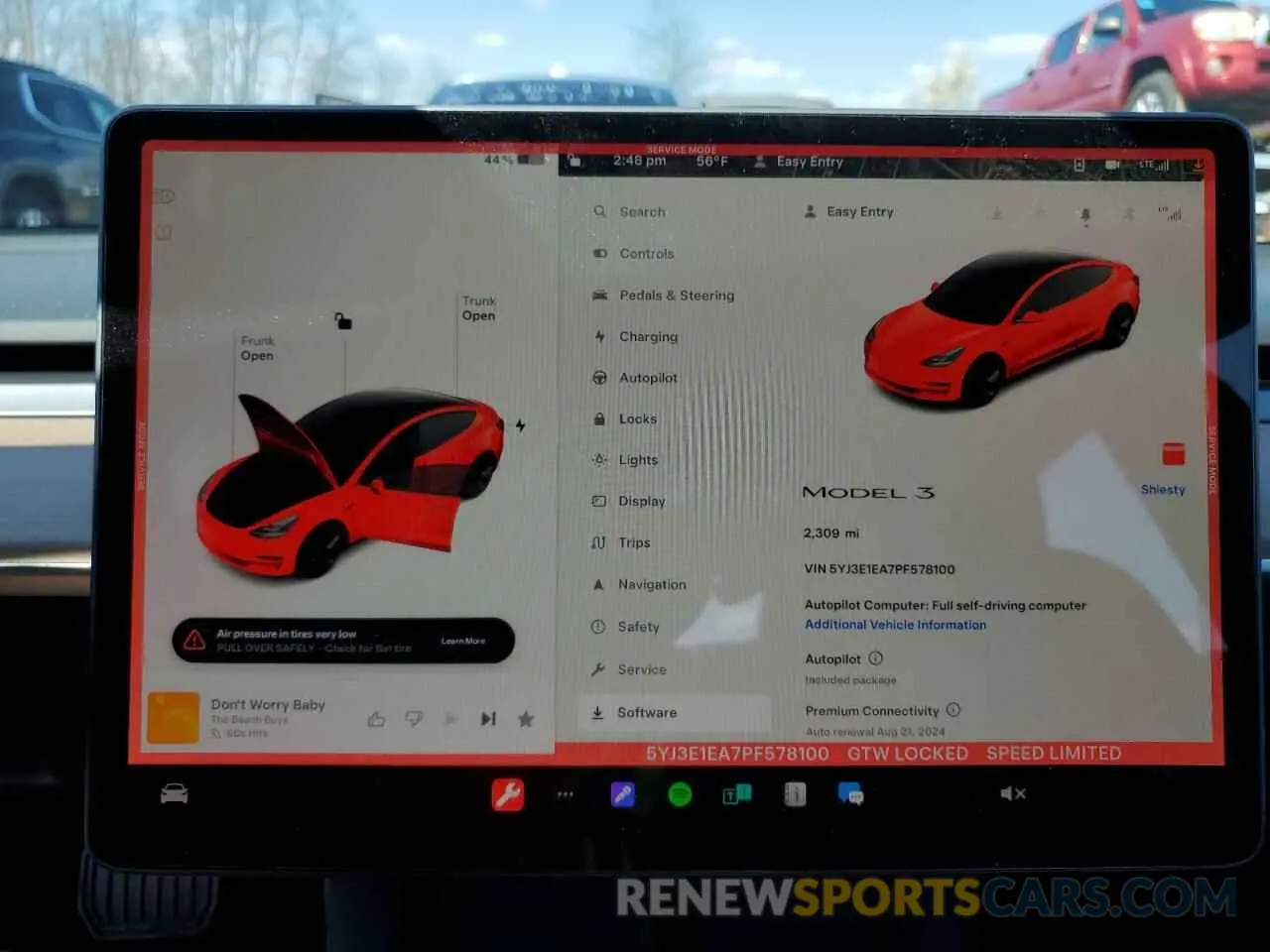 9 fotografías del automóvil dañado 5YJ3E1EA7PF578100 TESLA MODEL 3 2023