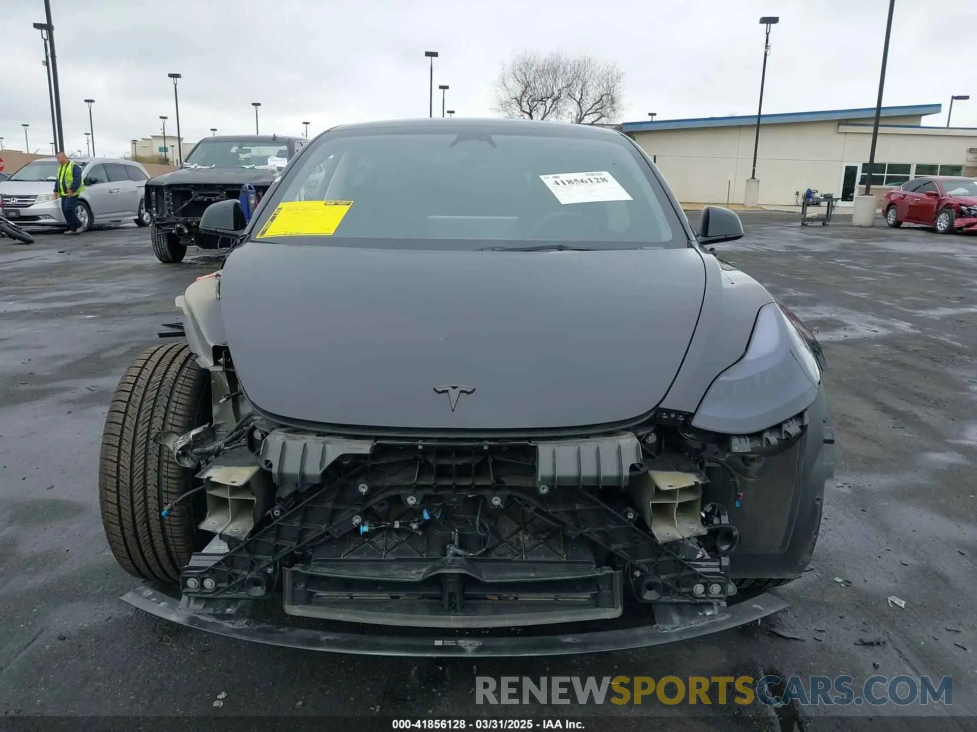13 fotografías del automóvil dañado 5YJ3E1EA7PF587427 TESLA MODEL 3 2023