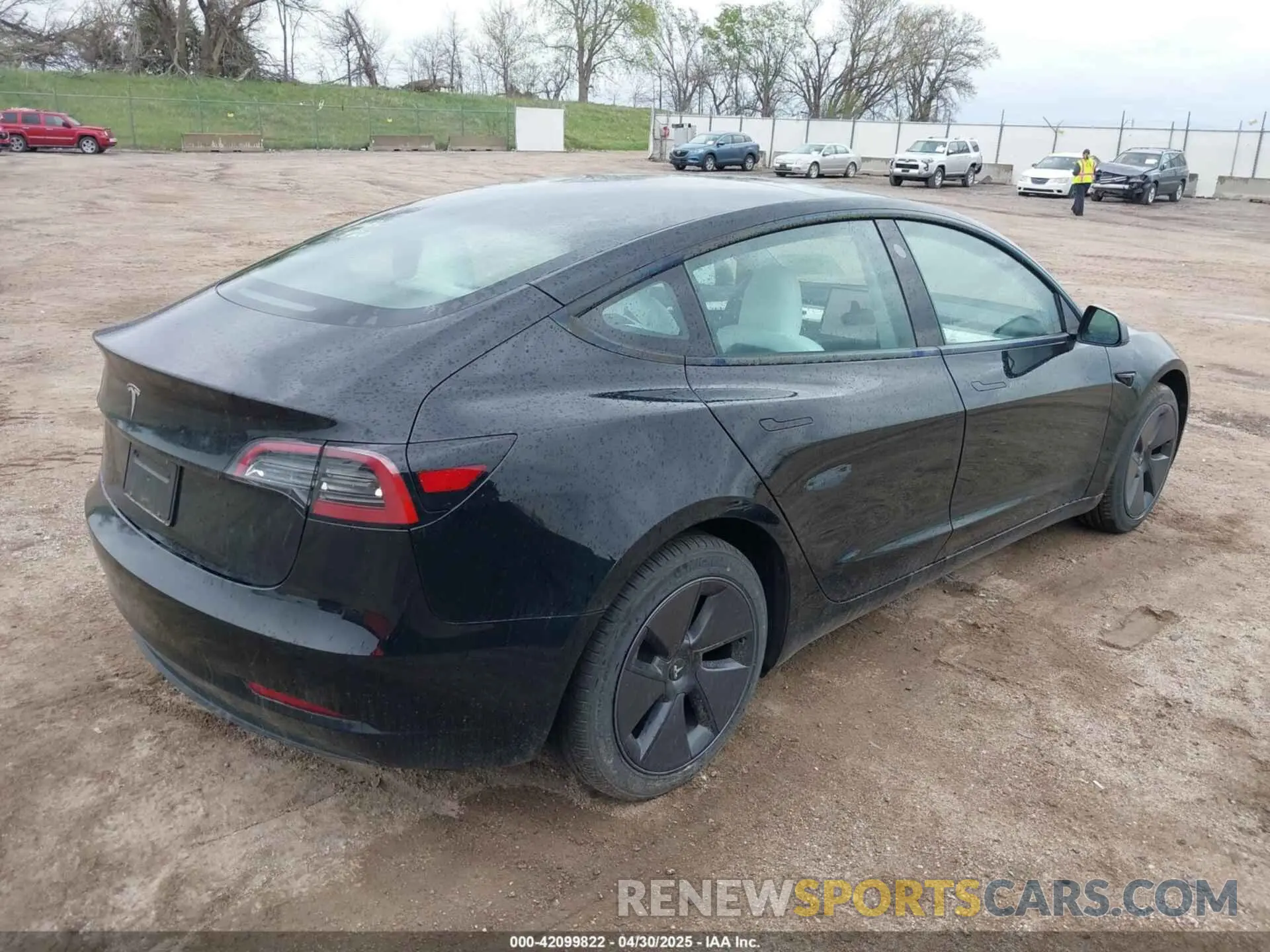 4 fotografías del automóvil dañado 5YJ3E1EA7PF593731 TESLA MODEL 3 2023