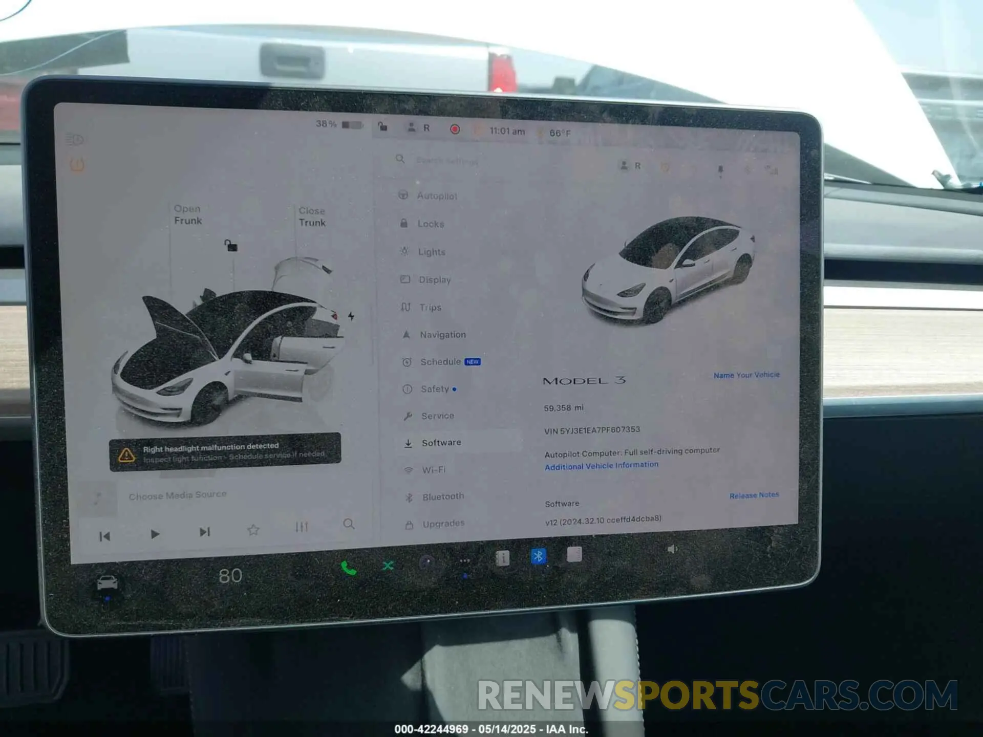 17 fotografías del automóvil dañado 5YJ3E1EA7PF607353 TESLA MODEL 3 2023