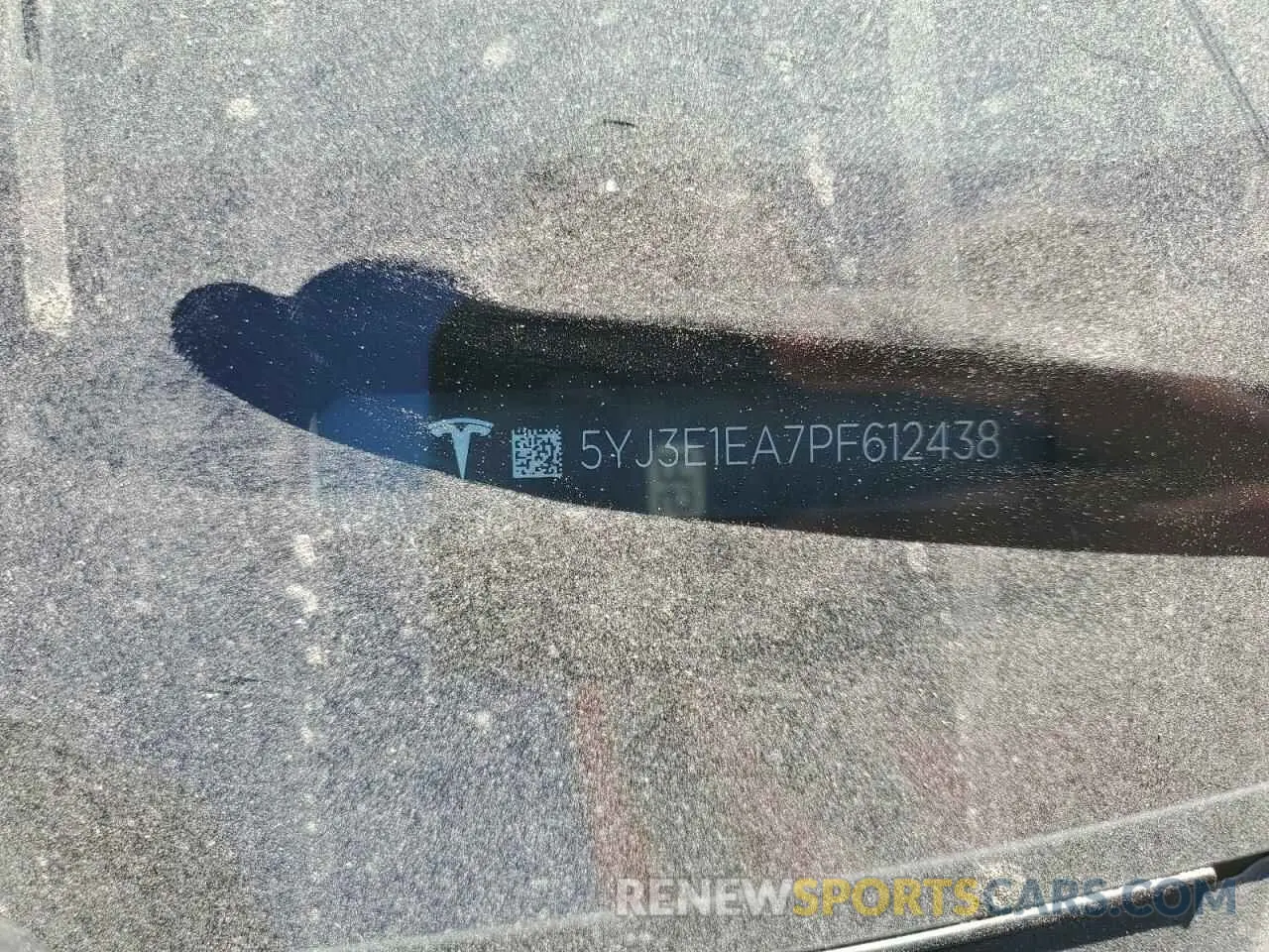 12 fotografías del automóvil dañado 5YJ3E1EA7PF612438 TESLA MODEL 3 2023