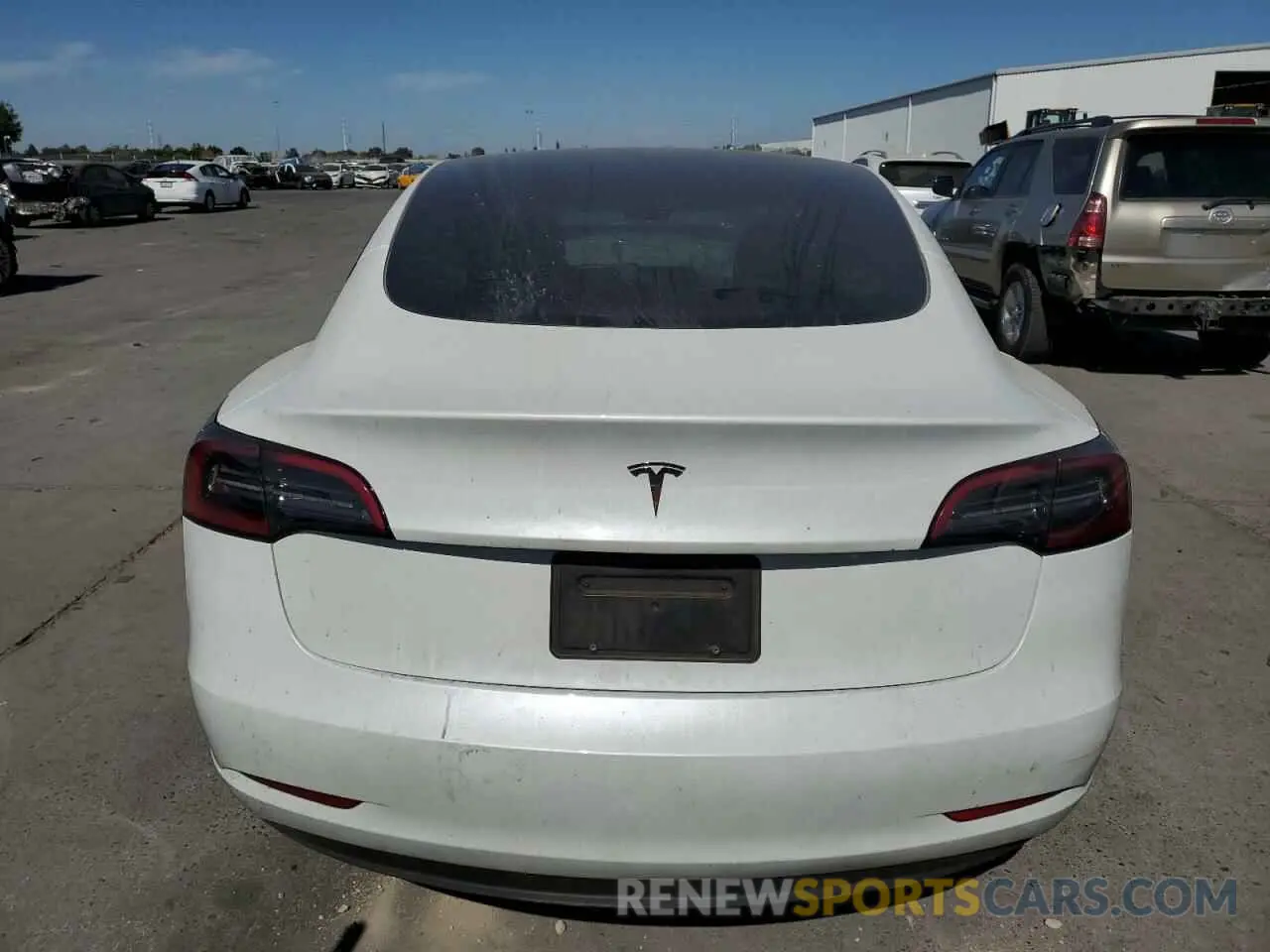 6 fotografías del automóvil dañado 5YJ3E1EA7PF612438 TESLA MODEL 3 2023