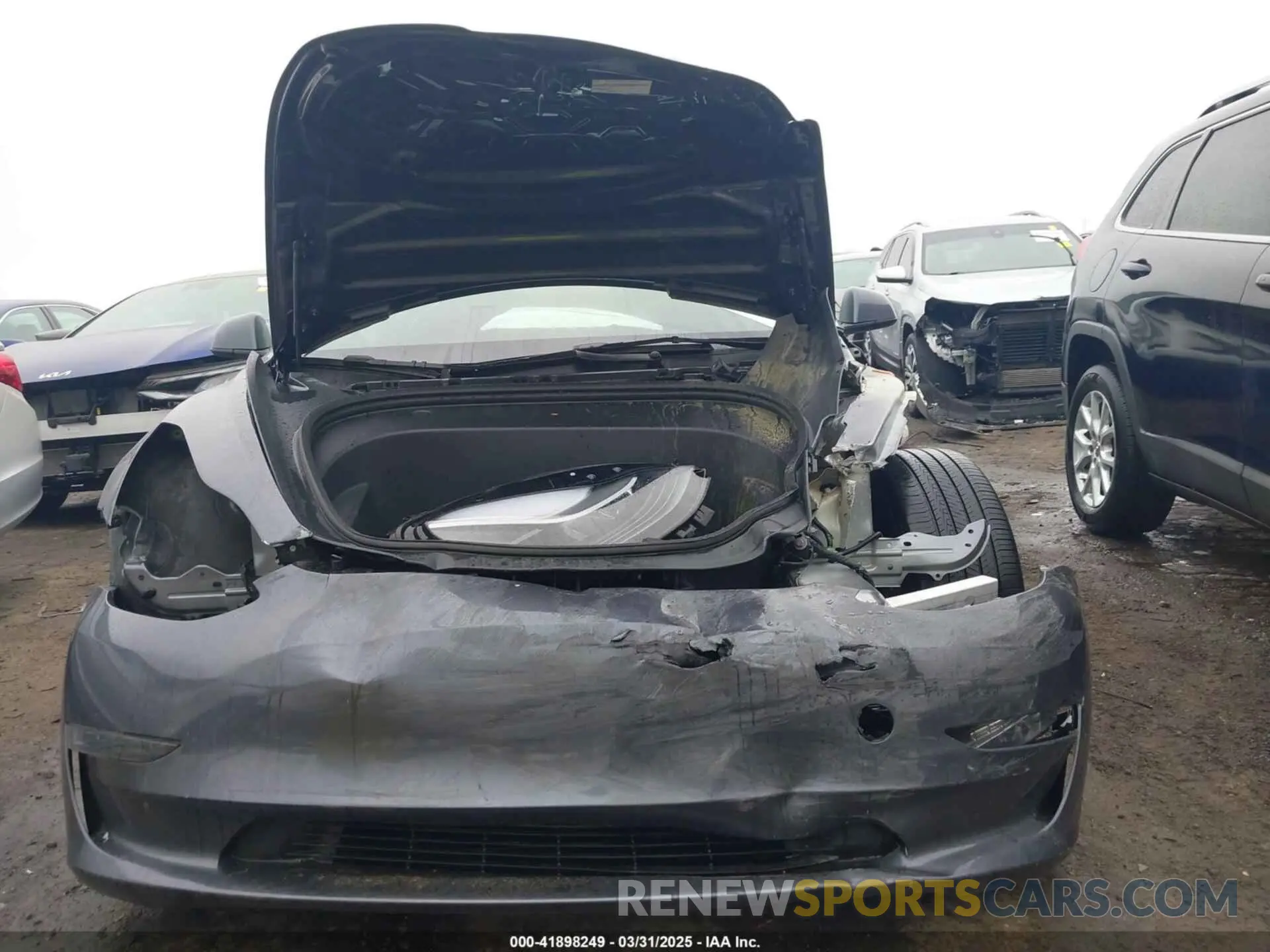 12 fotografías del automóvil dañado 5YJ3E1EA7PF642913 TESLA MODEL 3 2023
