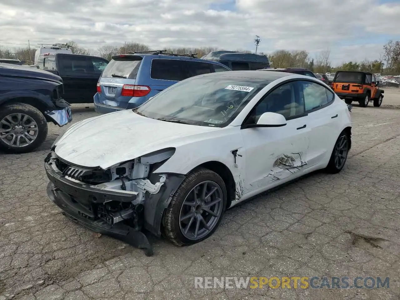 1 fotografías del automóvil dañado 5YJ3E1EA7PF655824 TESLA MODEL 3 2023