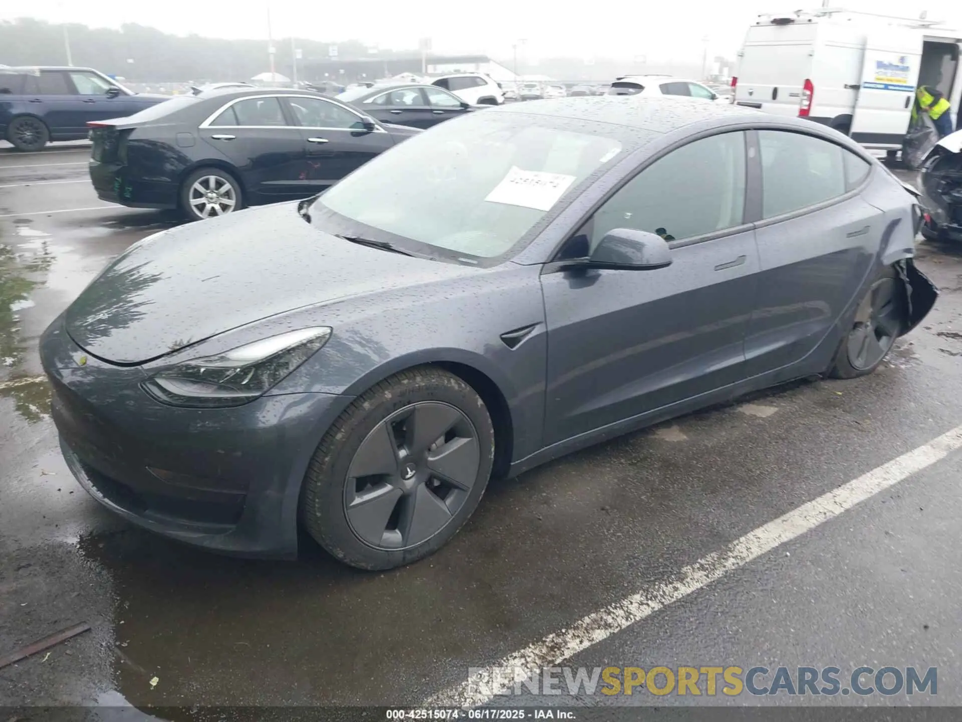 2 fotografías del automóvil dañado 5YJ3E1EA7PF658464 TESLA MODEL 3 2023