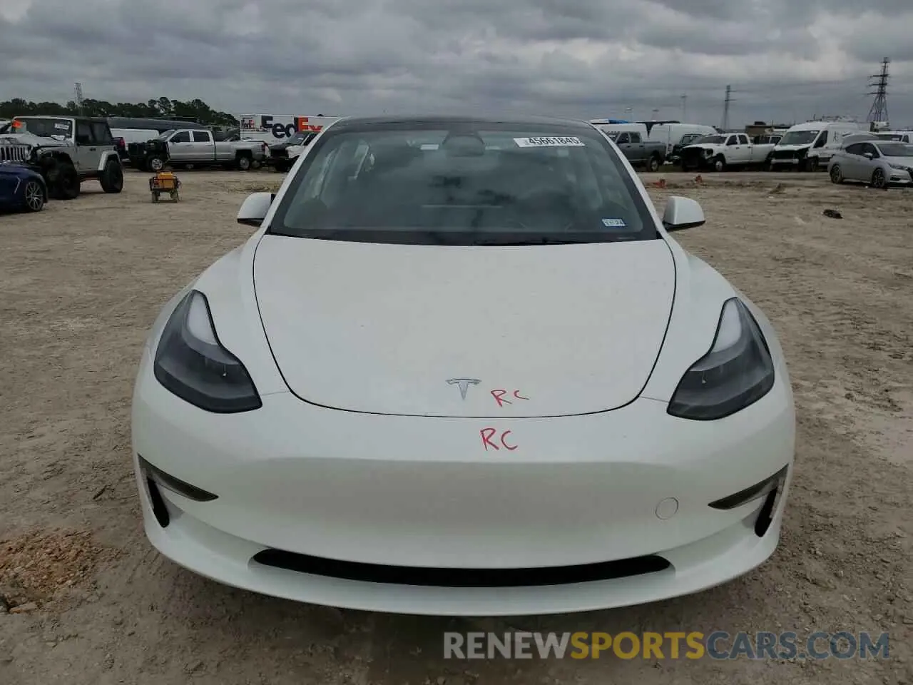 5 fotografías del automóvil dañado 5YJ3E1EA7PF666077 TESLA MODEL 3 2023