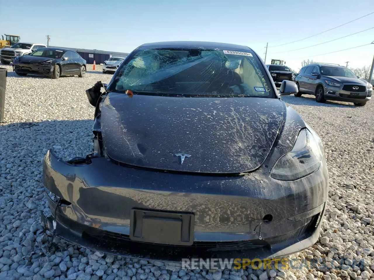 5 fotografías del automóvil dañado 5YJ3E1EA7PF668587 TESLA MODEL 3 2023