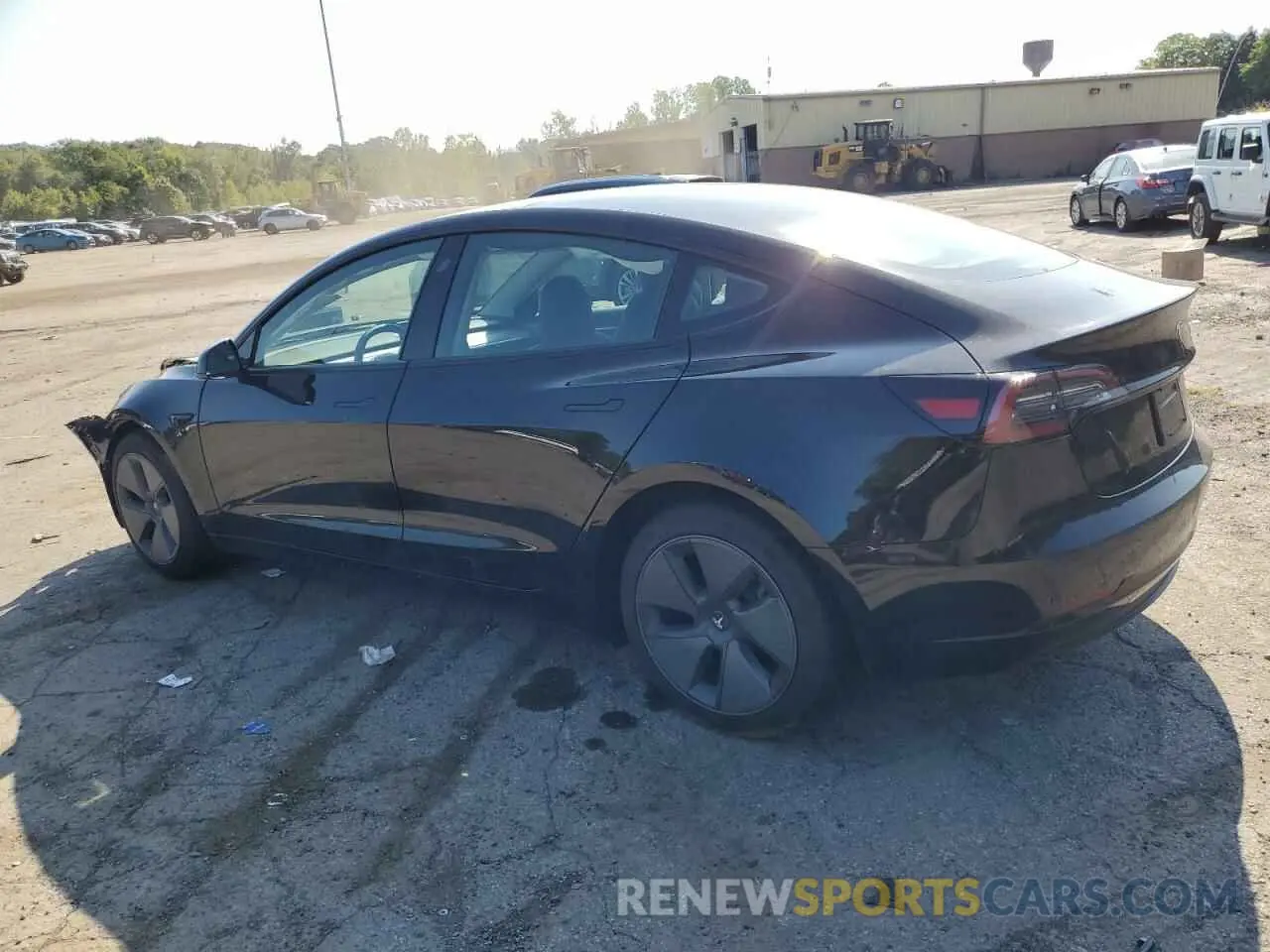 2 fotografías del automóvil dañado 5YJ3E1EA7PF677628 TESLA MODEL 3 2023