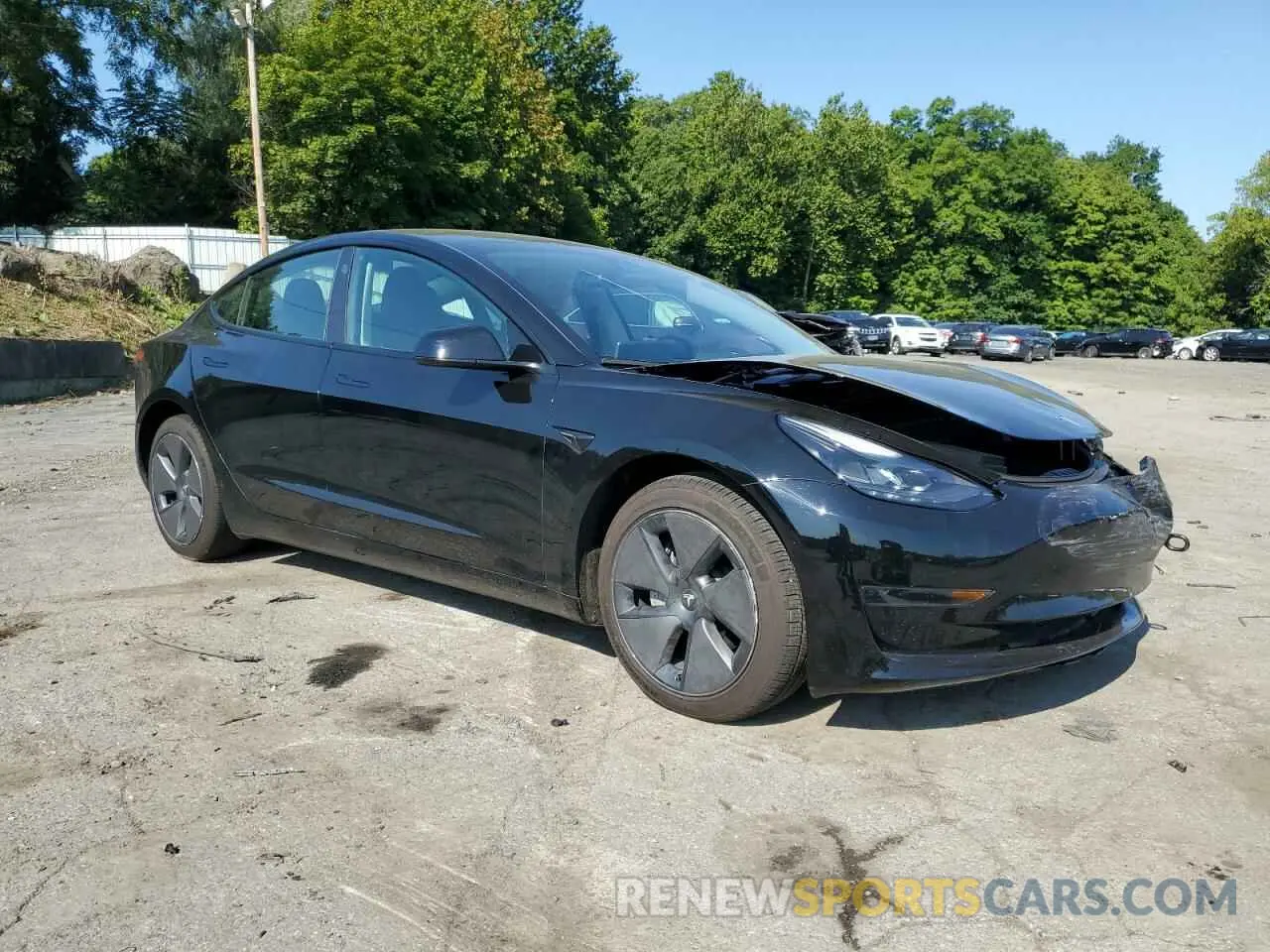 4 fotografías del automóvil dañado 5YJ3E1EA7PF677628 TESLA MODEL 3 2023