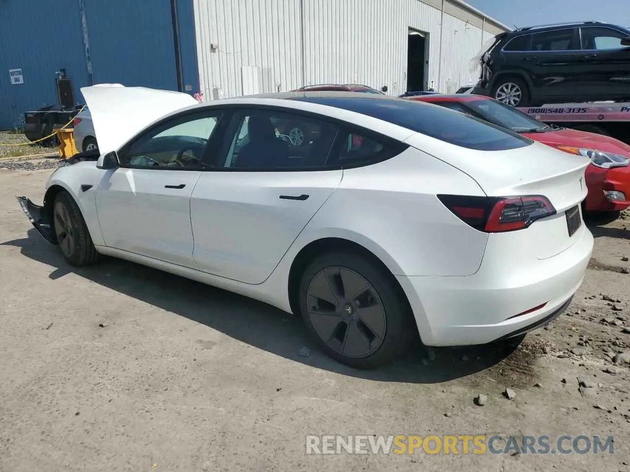2 fotografías del automóvil dañado 5YJ3E1EA7PF688922 TESLA MODEL 3 2023
