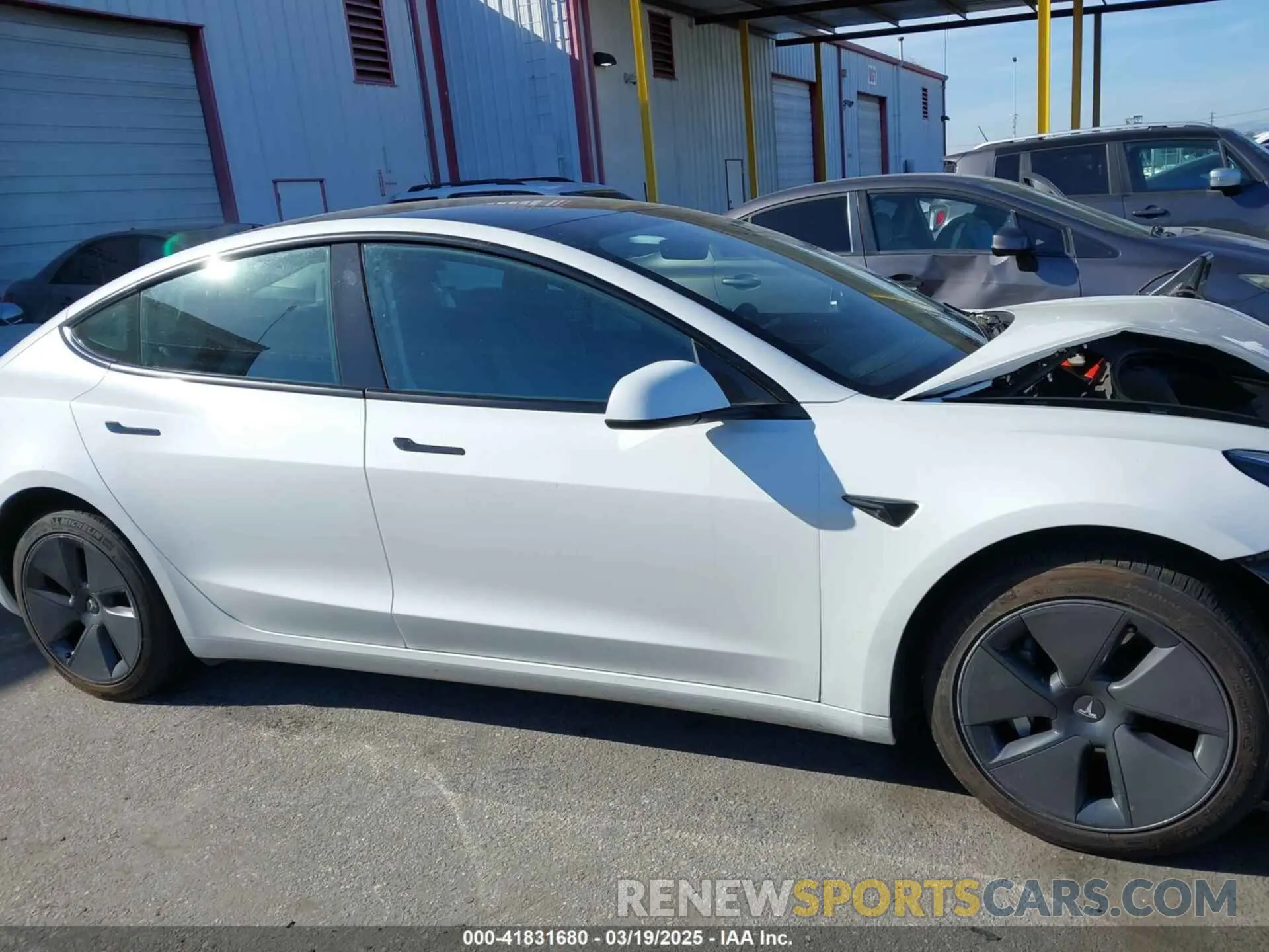 12 fotografías del automóvil dañado 5YJ3E1EA7PF693103 TESLA MODEL 3 2023