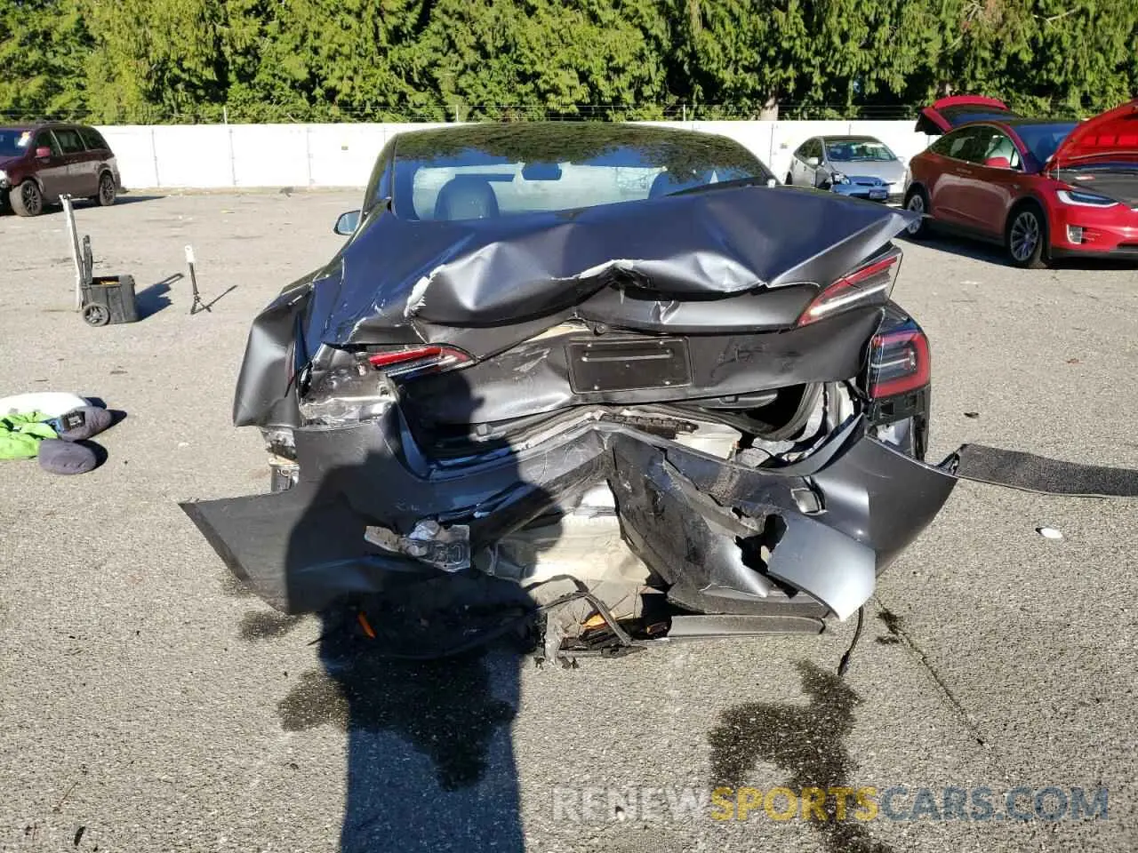 6 fotografías del automóvil dañado 5YJ3E1EA7PF693683 TESLA MODEL 3 2023