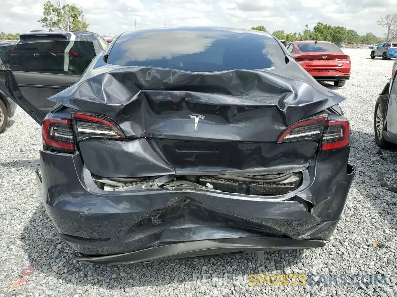 6 fotografías del automóvil dañado 5YJ3E1EA7PF705024 TESLA MODEL 3 2023