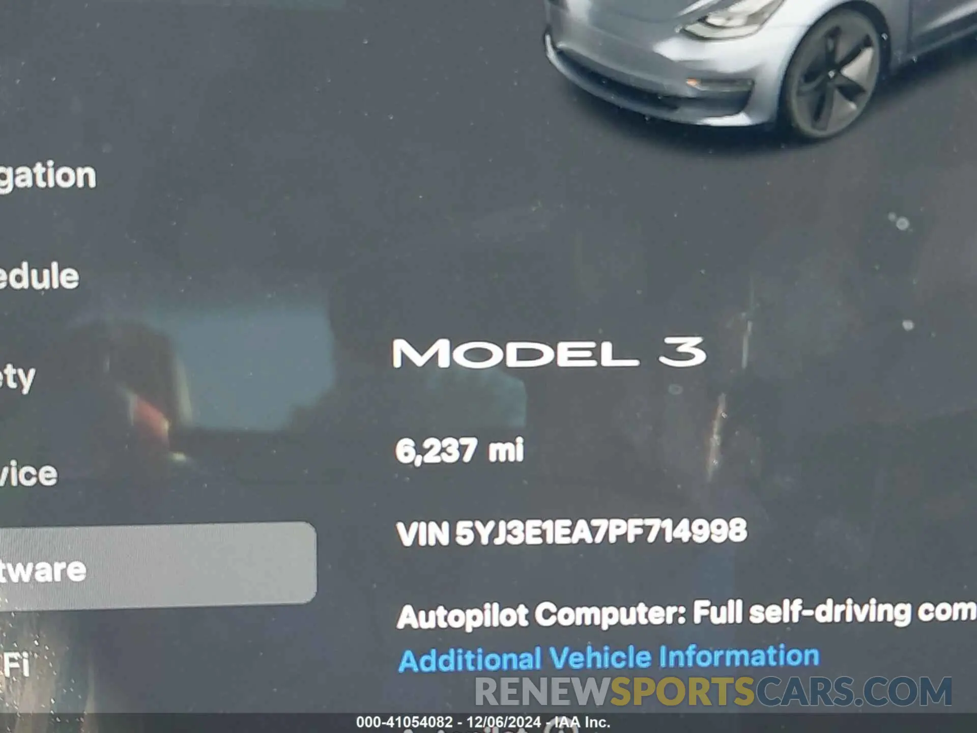 15 fotografías del automóvil dañado 5YJ3E1EA7PF714998 TESLA MODEL 3 2023