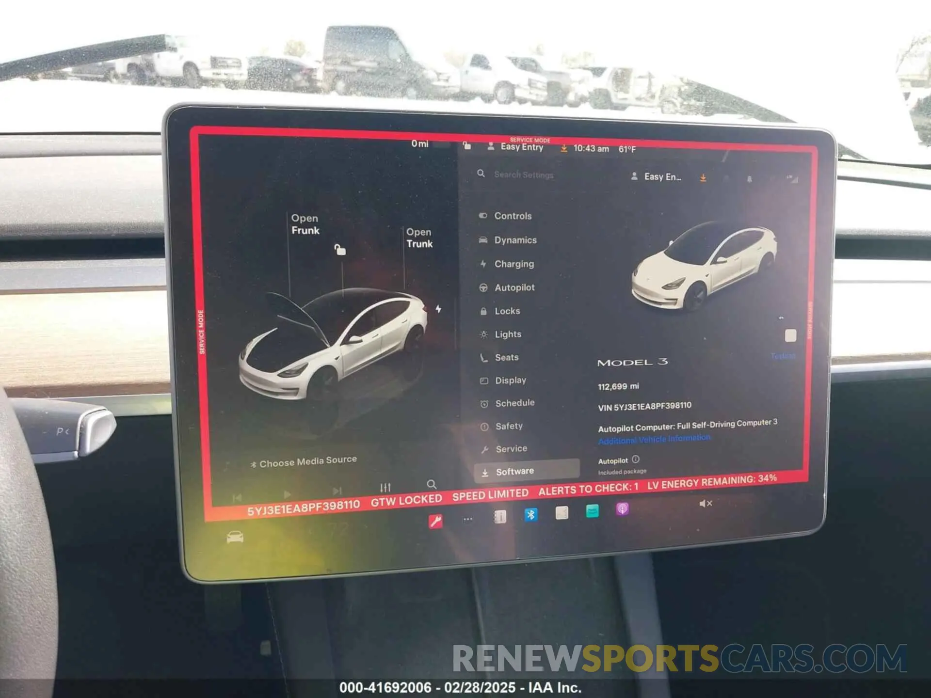 18 fotografías del automóvil dañado 5YJ3E1EA8PF398110 TESLA MODEL 3 2023