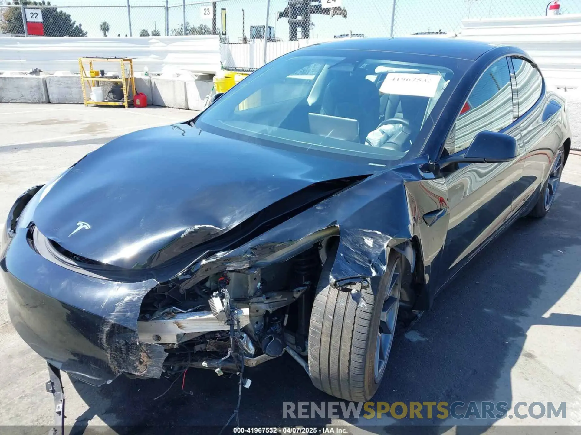 6 fotografías del automóvil dañado 5YJ3E1EA8PF403113 TESLA MODEL 3 2023