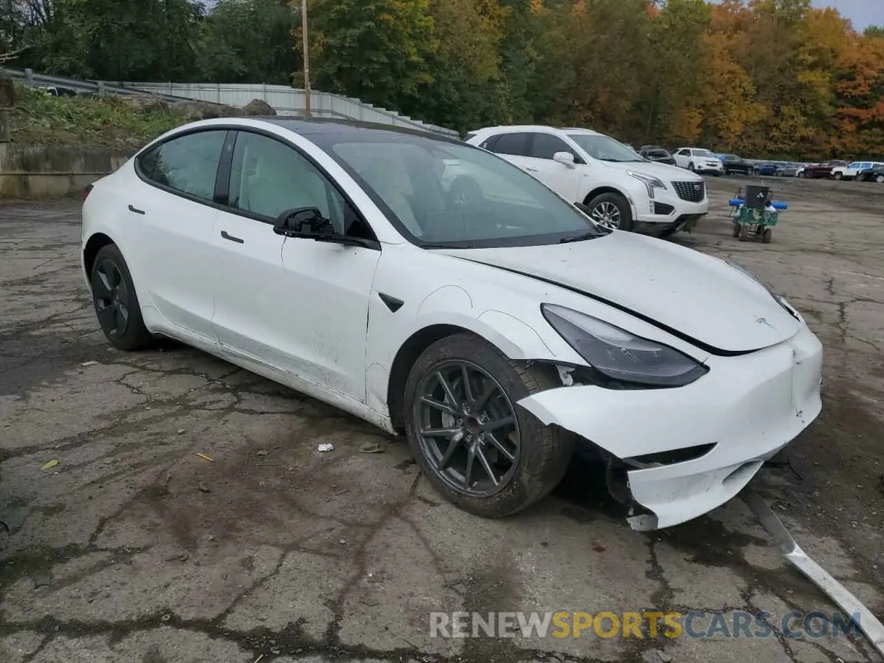 4 fotografías del automóvil dañado 5YJ3E1EA8PF414998 TESLA MODEL 3 2023