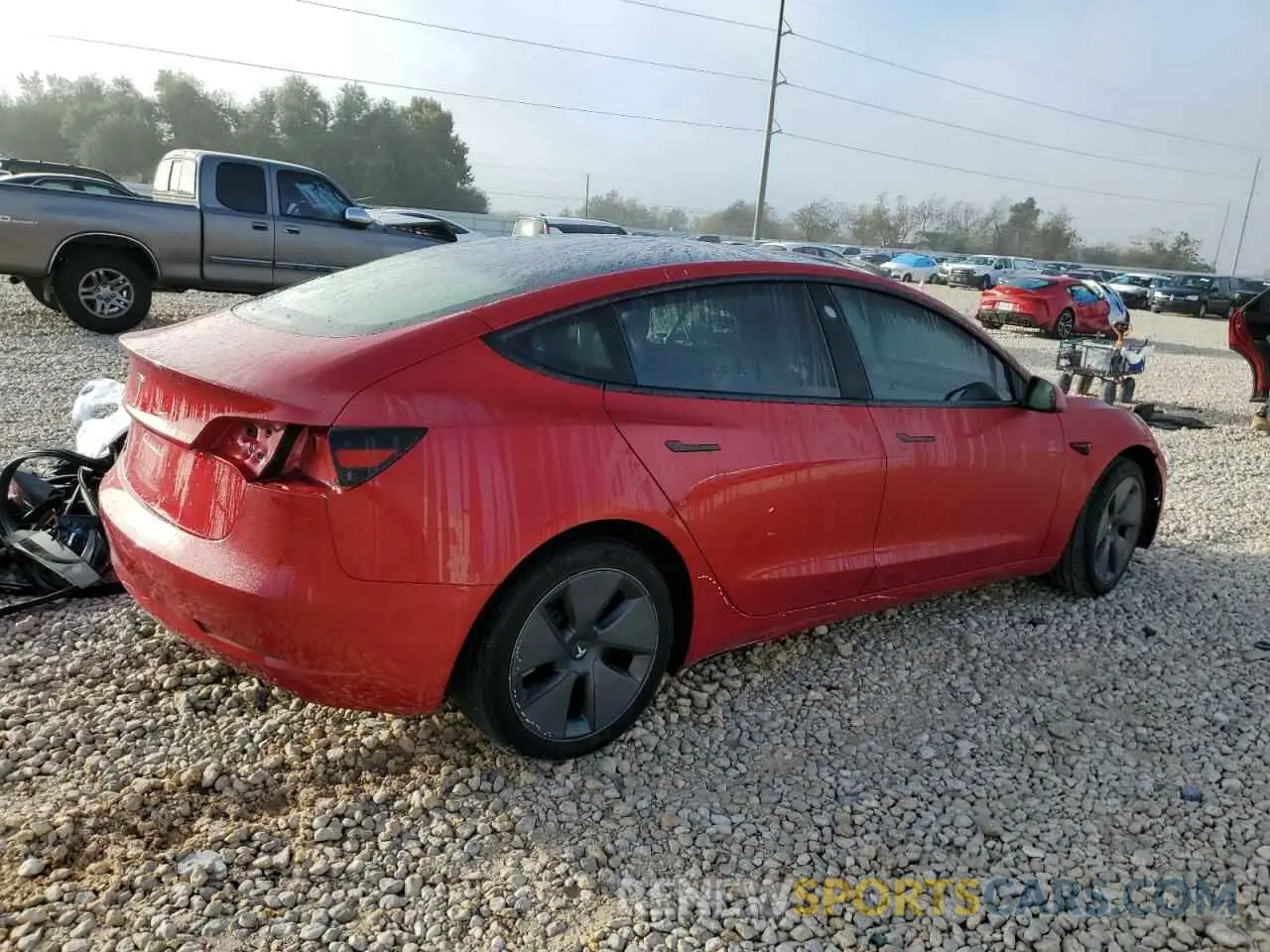 3 fotografías del automóvil dañado 5YJ3E1EA8PF431154 TESLA MODEL 3 2023
