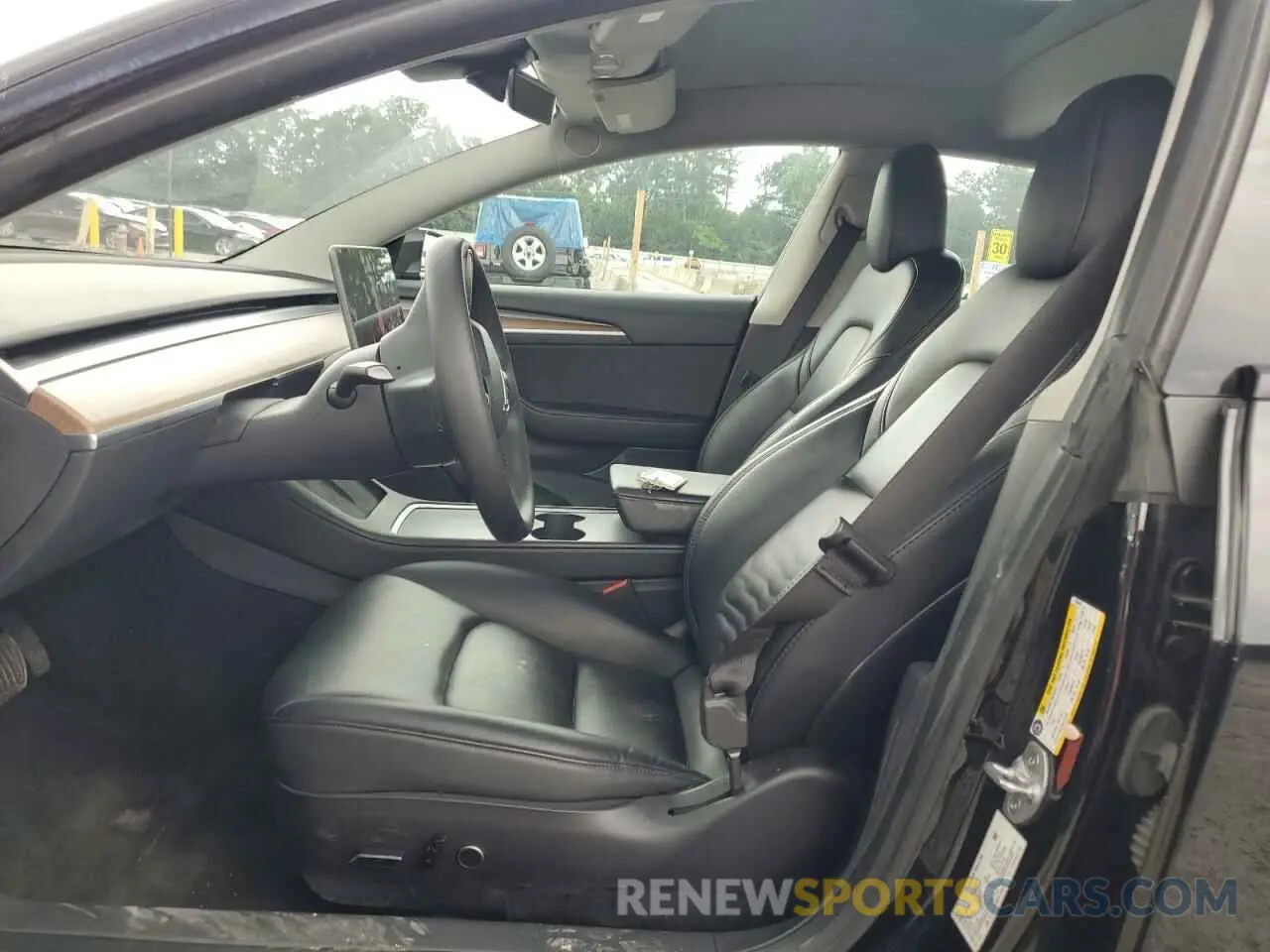 7 fotografías del automóvil dañado 5YJ3E1EA8PF436452 TESLA MODEL 3 2023