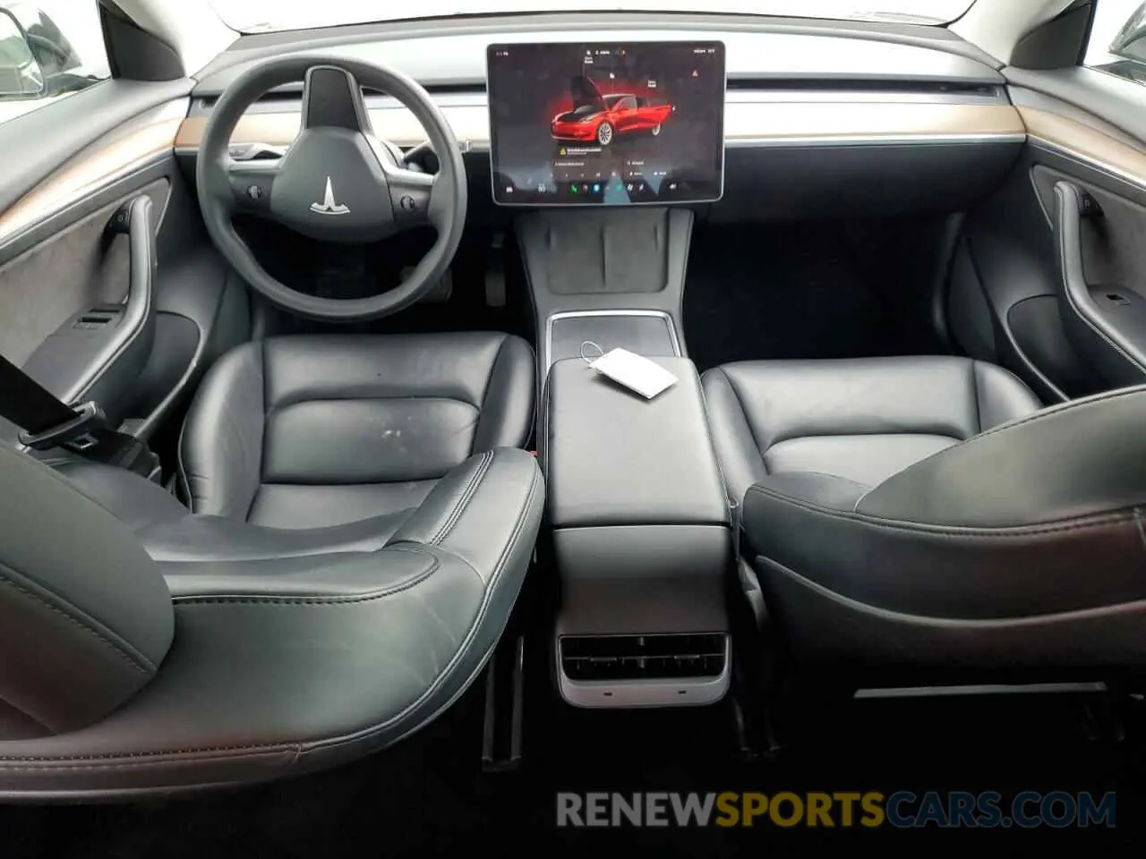 8 fotografías del automóvil dañado 5YJ3E1EA8PF436452 TESLA MODEL 3 2023