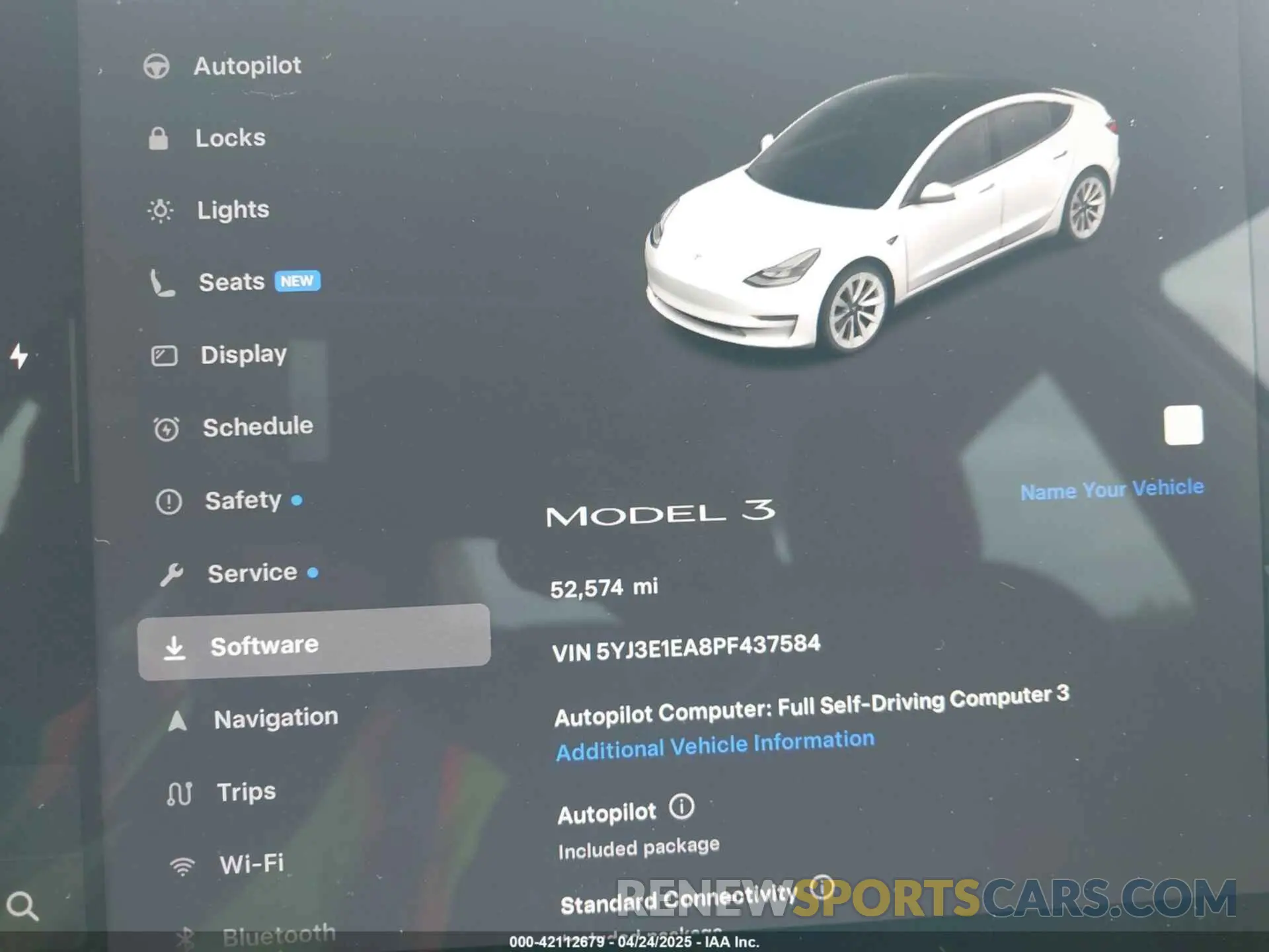 15 fotografías del automóvil dañado 5YJ3E1EA8PF437584 TESLA MODEL 3 2023