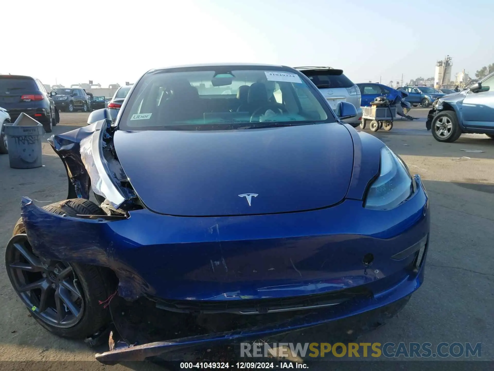 12 fotografías del automóvil dañado 5YJ3E1EA8PF449539 TESLA MODEL 3 2023