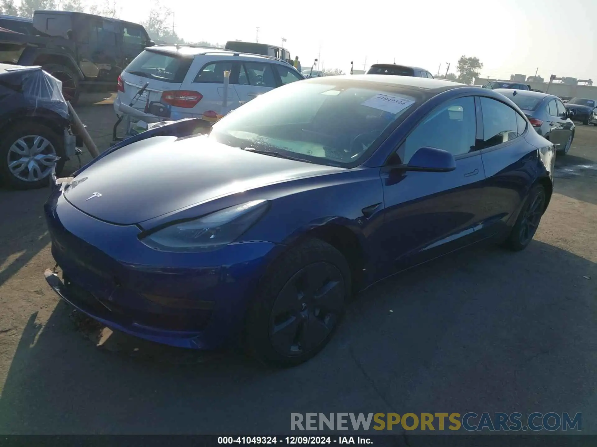 2 fotografías del automóvil dañado 5YJ3E1EA8PF449539 TESLA MODEL 3 2023