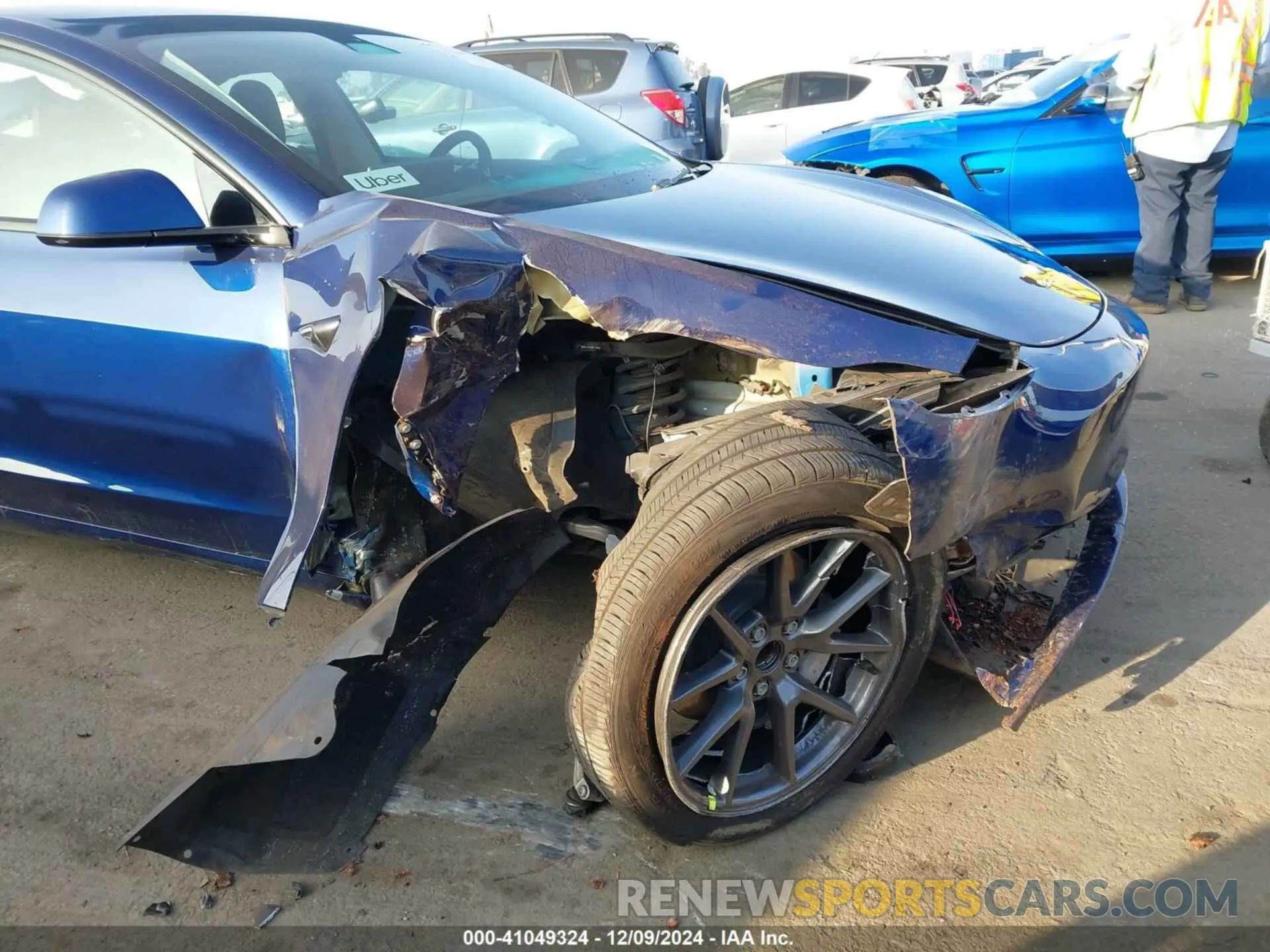6 fotografías del automóvil dañado 5YJ3E1EA8PF449539 TESLA MODEL 3 2023