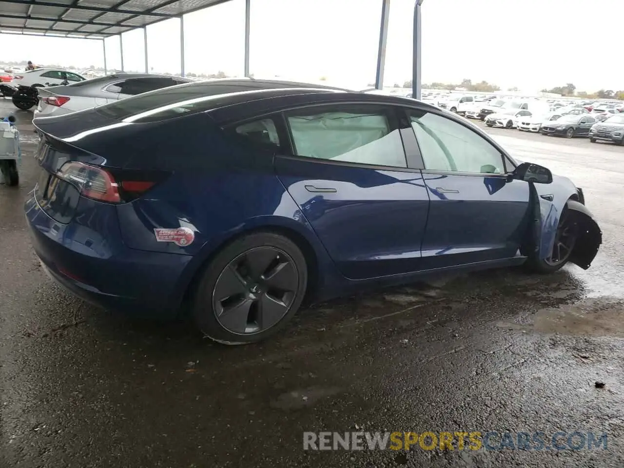 3 fotografías del automóvil dañado 5YJ3E1EA8PF450027 TESLA MODEL 3 2023