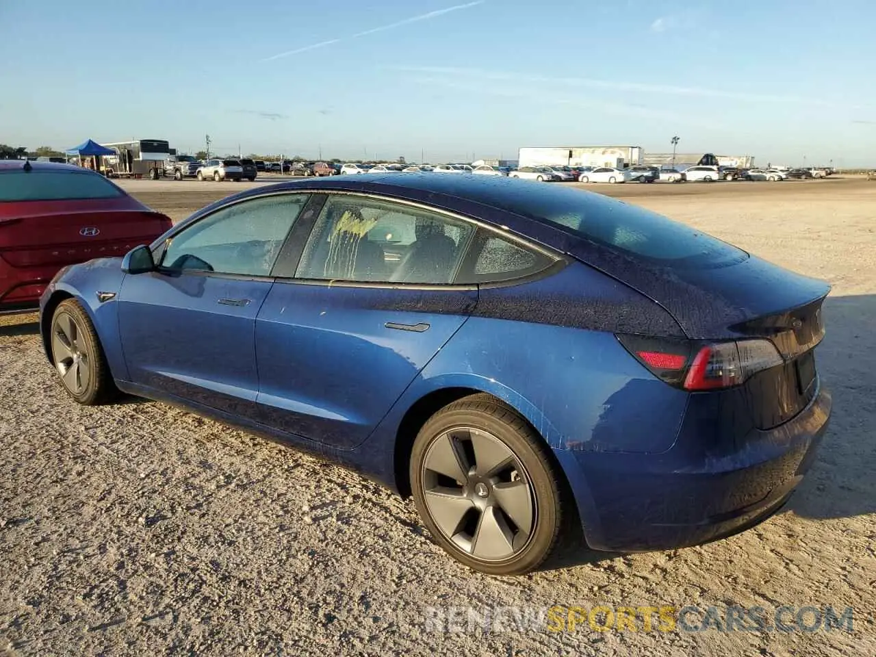 2 fotografías del automóvil dañado 5YJ3E1EA8PF451078 TESLA MODEL 3 2023