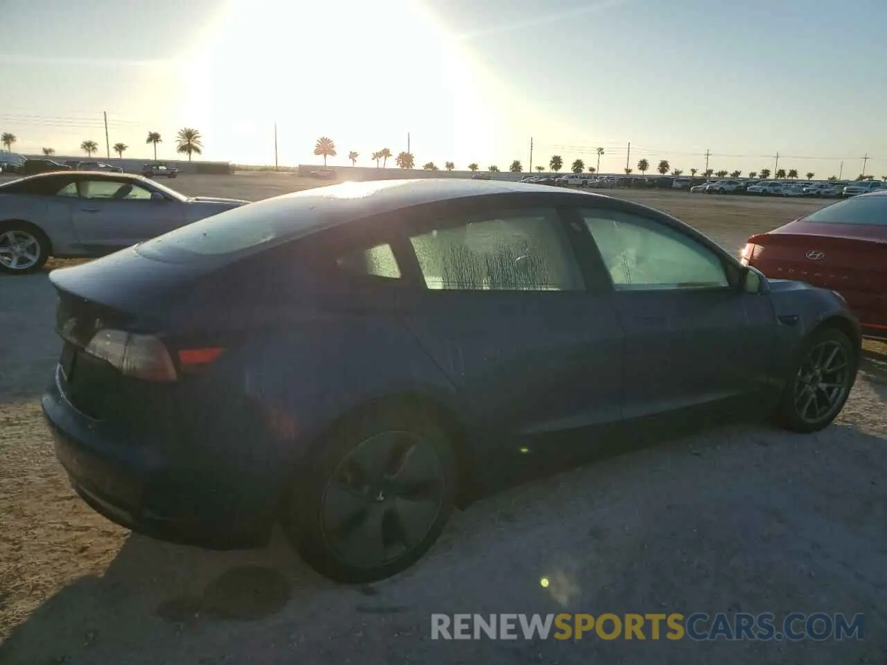 3 fotografías del automóvil dañado 5YJ3E1EA8PF451078 TESLA MODEL 3 2023